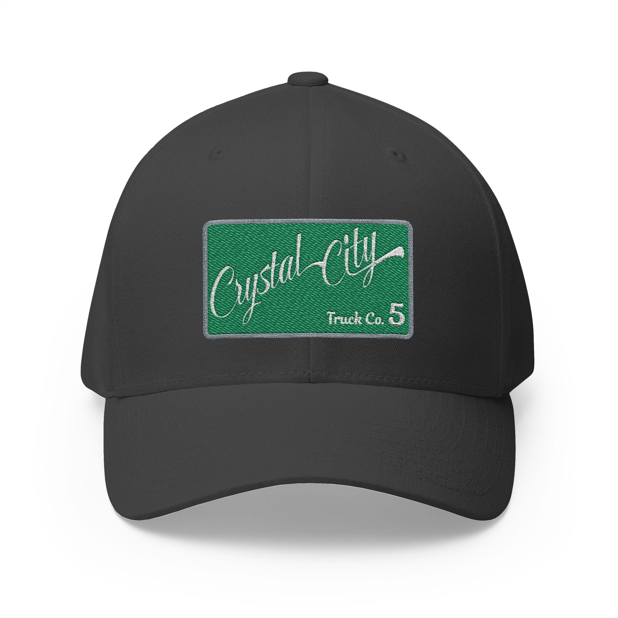 Arlington Crystal City Truck 5 - FLEXFIT Closed-Back Structured Cap (Embroidery)