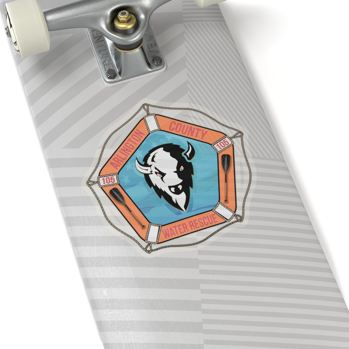 Station 5 Water Rescue Kiss-Cut Stickers