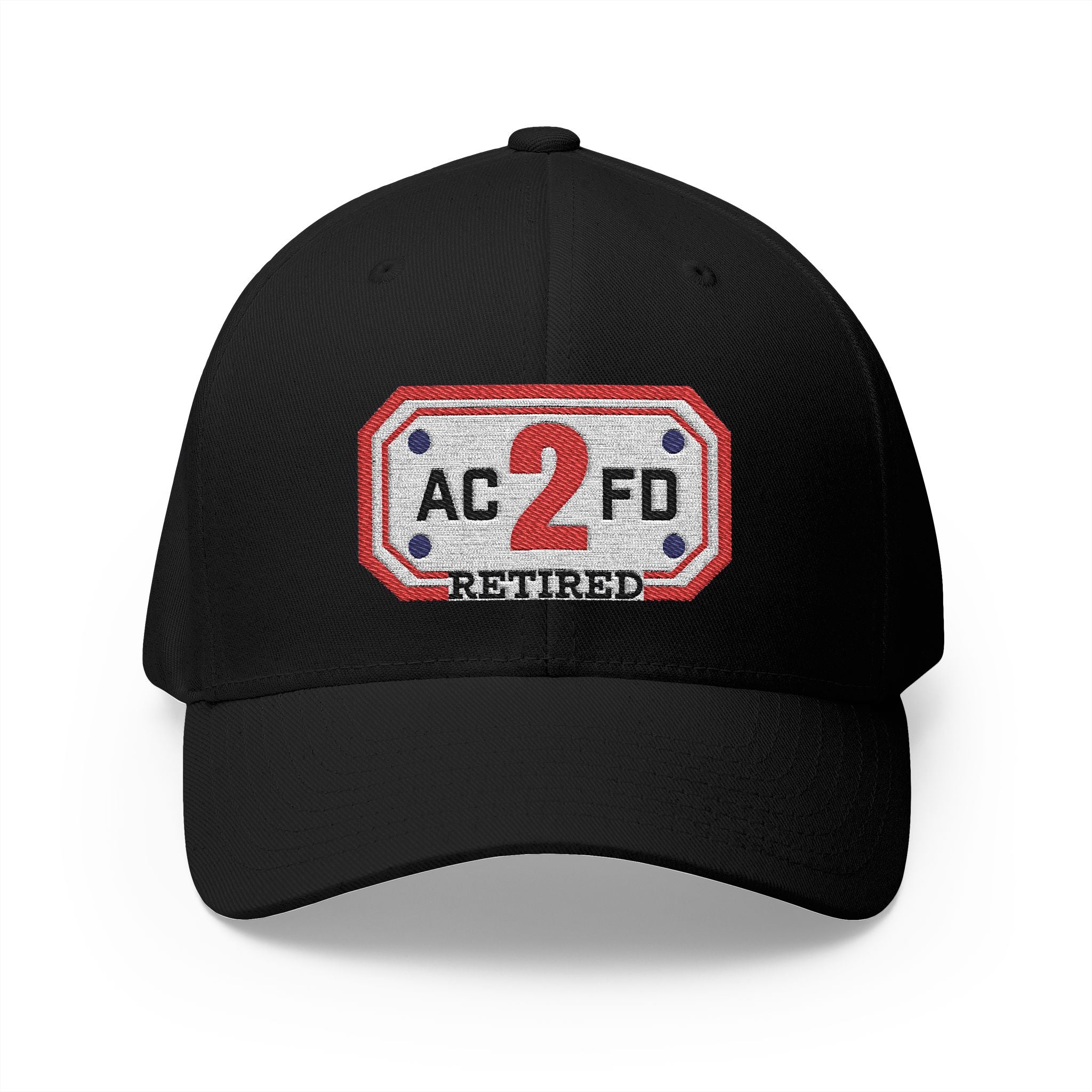 Retired Arlington Engine 2 - FLEXFIT Closed-Back Structured Cap (Embroidery)