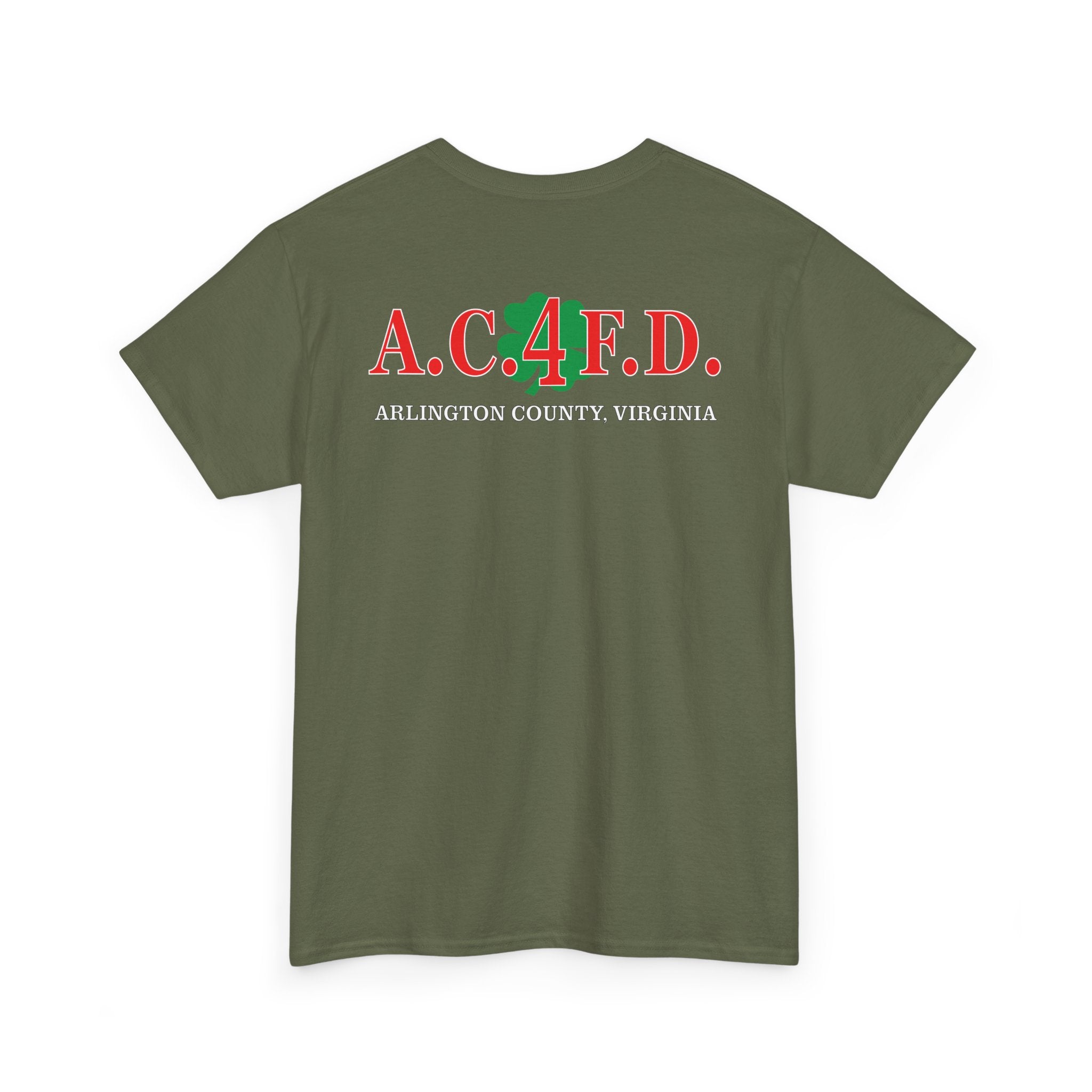 Station 4 Rat Pack front /AC4FD back - Gildan 100% Cotton Tee Unisex Heavy