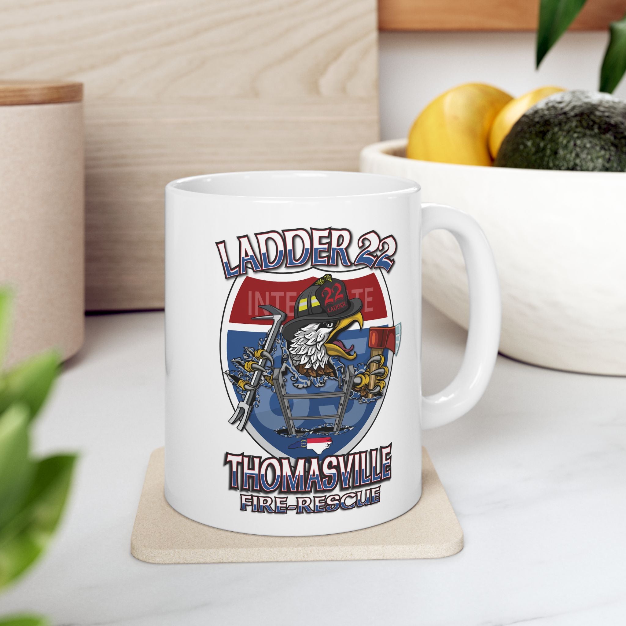 Thomasville NC Fire (version 2) - Mug, (11oz, 15oz)