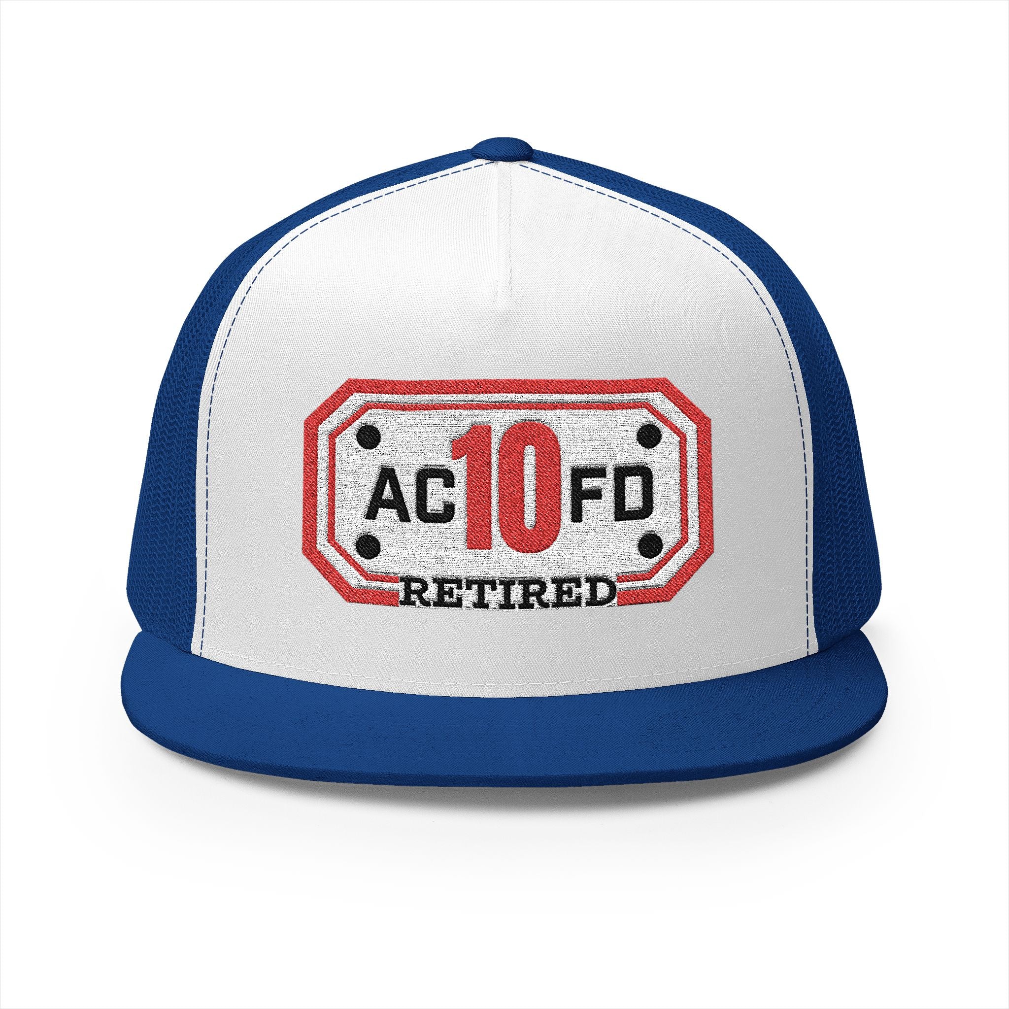 Retired Arlington Engine 10 - 5 Panel Trucker Cap (Embroidery)