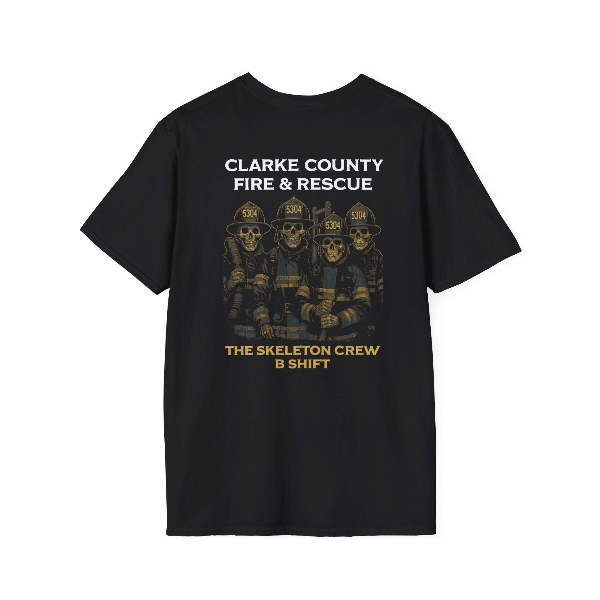 Clarke County B Shift version 1 (Portion of Proceeds go to Local 5304) - Gildan Soft Cotton Softstyle T-Shirt