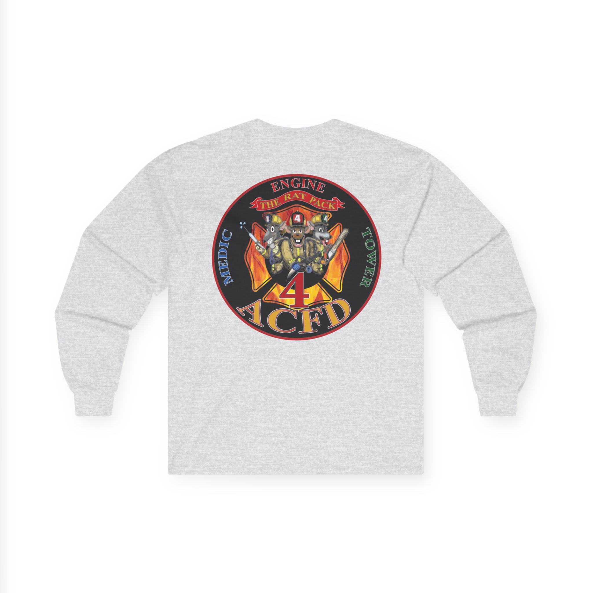 ACFD Rat Pack Engine 4 Shirt - Unisex Ultra Cotton Long Sleeve Tee