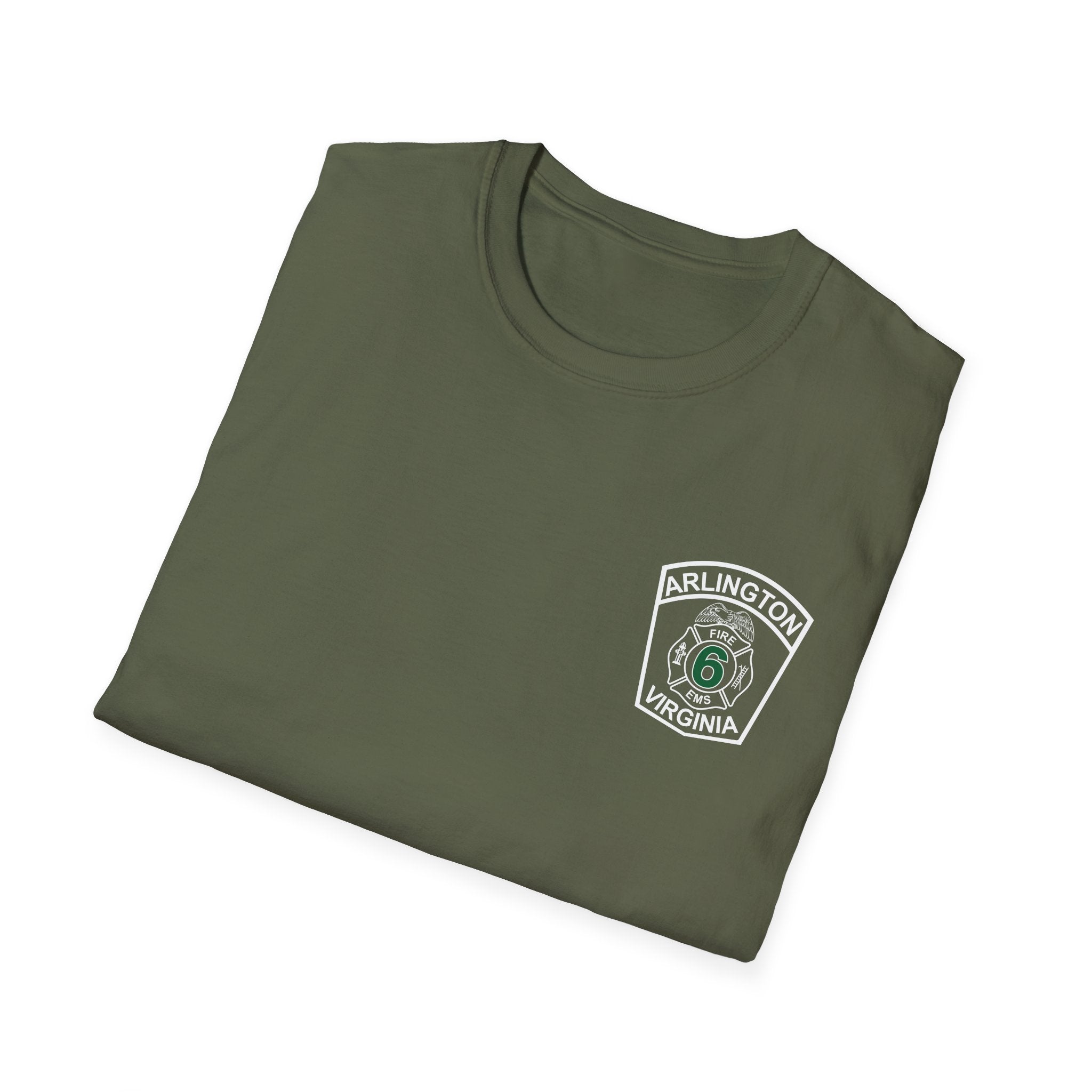 Truck 6 Falls Church - Gildan Soft Cotton Softstyle T-Shirt