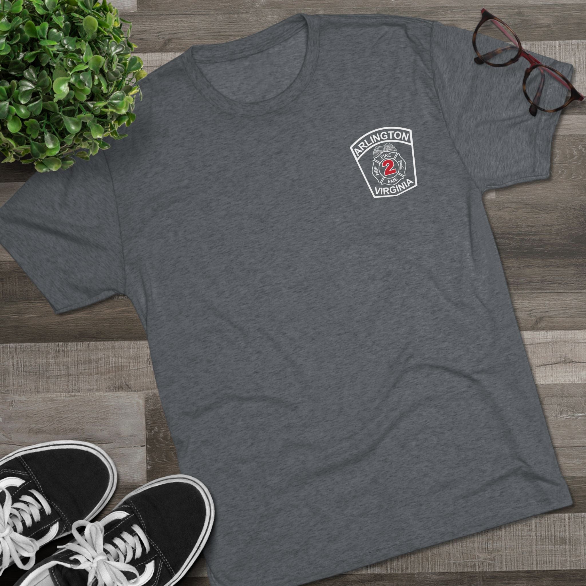 Engine 2 Ballston - NextLevel Tri-Blend Crew Tee