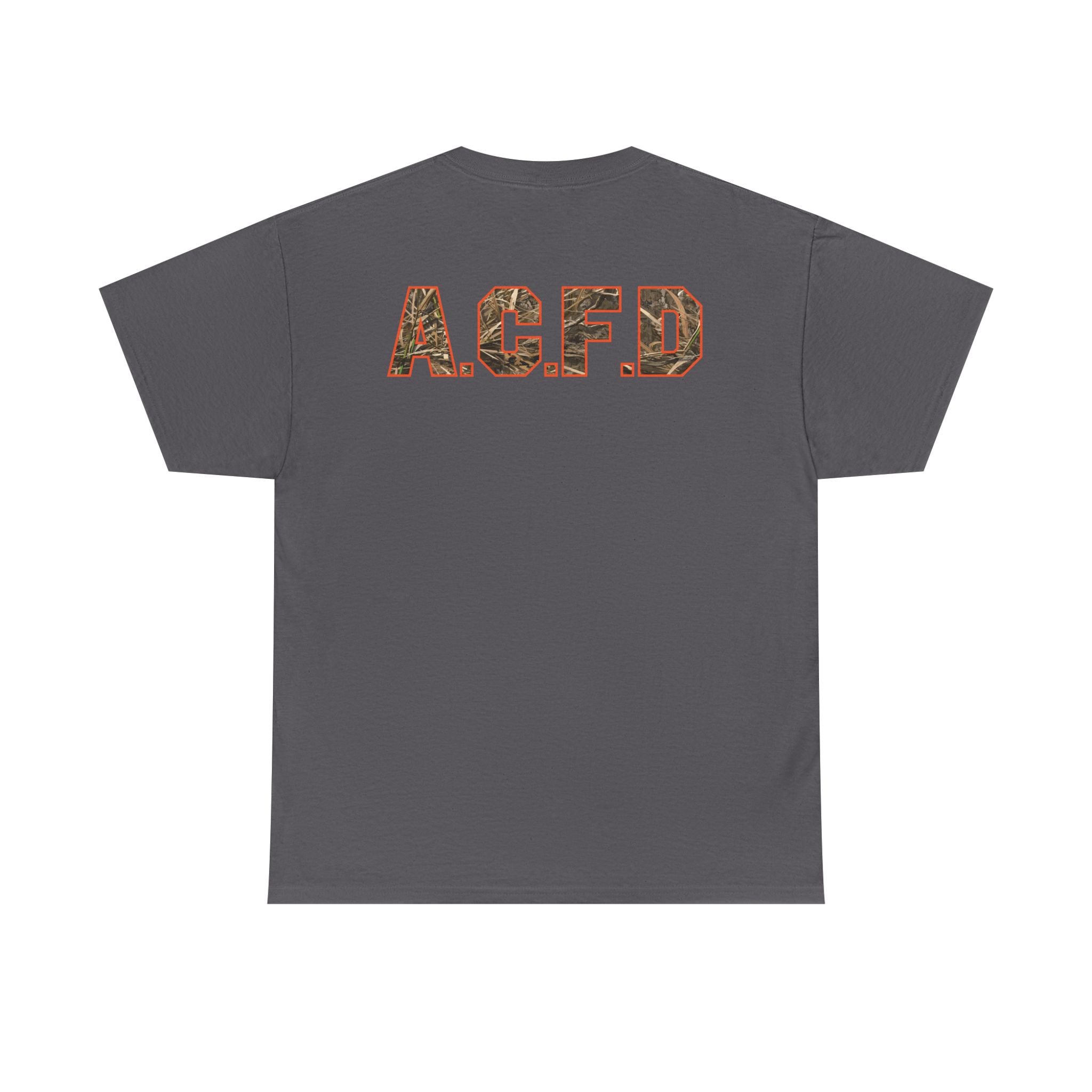 Heavy Cotton Unisex Tee - Arlington Camo Deer Hunter