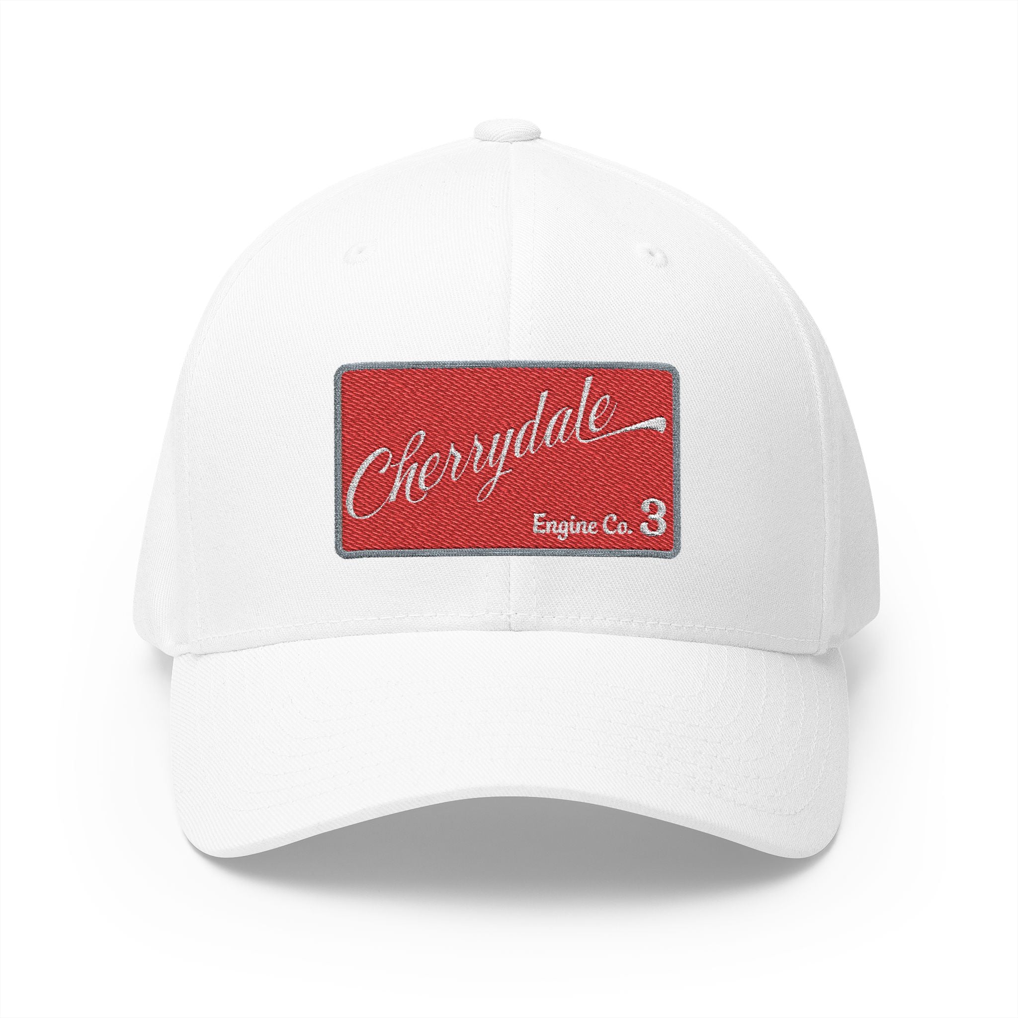 Arlington Cherrydale Engine 3 - FLEXFIT Closed-Back Structured Cap (Embroidery)