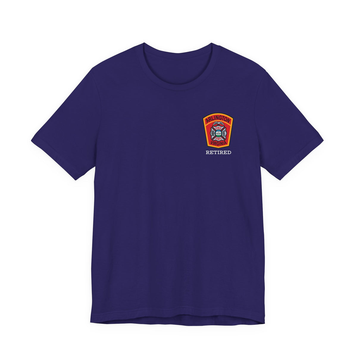Arlington Retired patch - Bella+Canvas Soft Unisex Tee