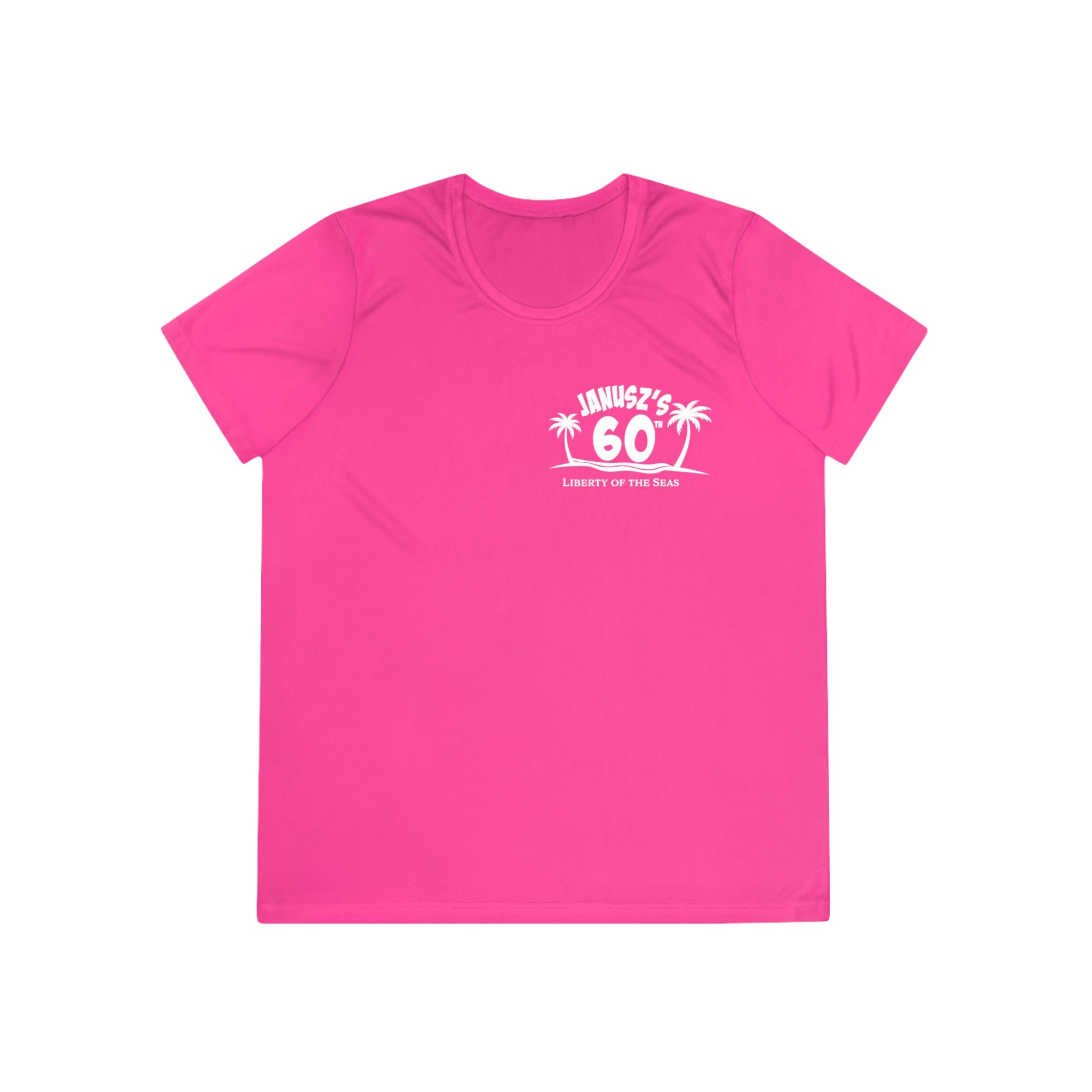 Renee Family Cruise White - Ladies Moisture Wicking Competitor Tee