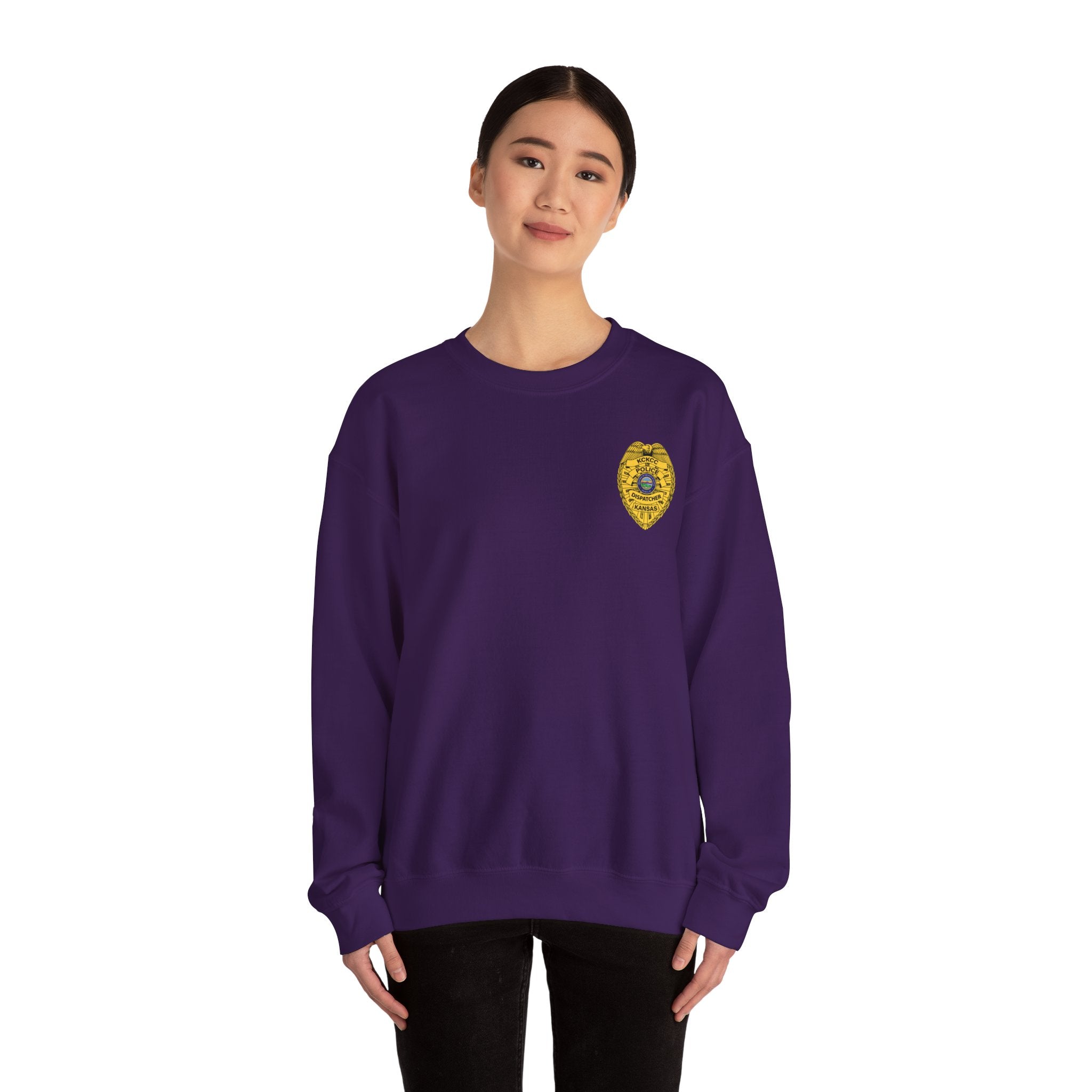 Kansas City College Police Dispatcher - Unisex Heavy Blend™ Crewneck Sweatshirt