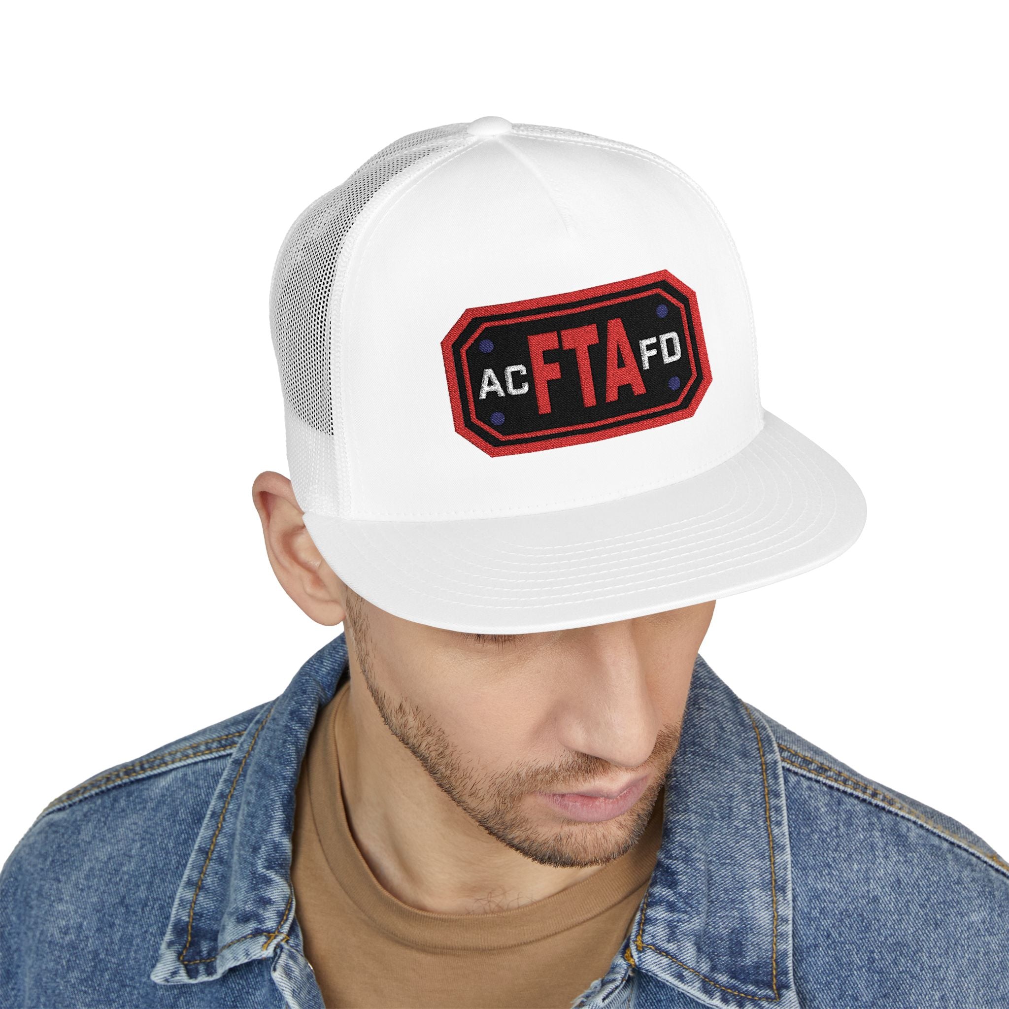 Arlington FTA (Fire Training Academy) - 5 Panel Trucker Cap (Embroidery)
