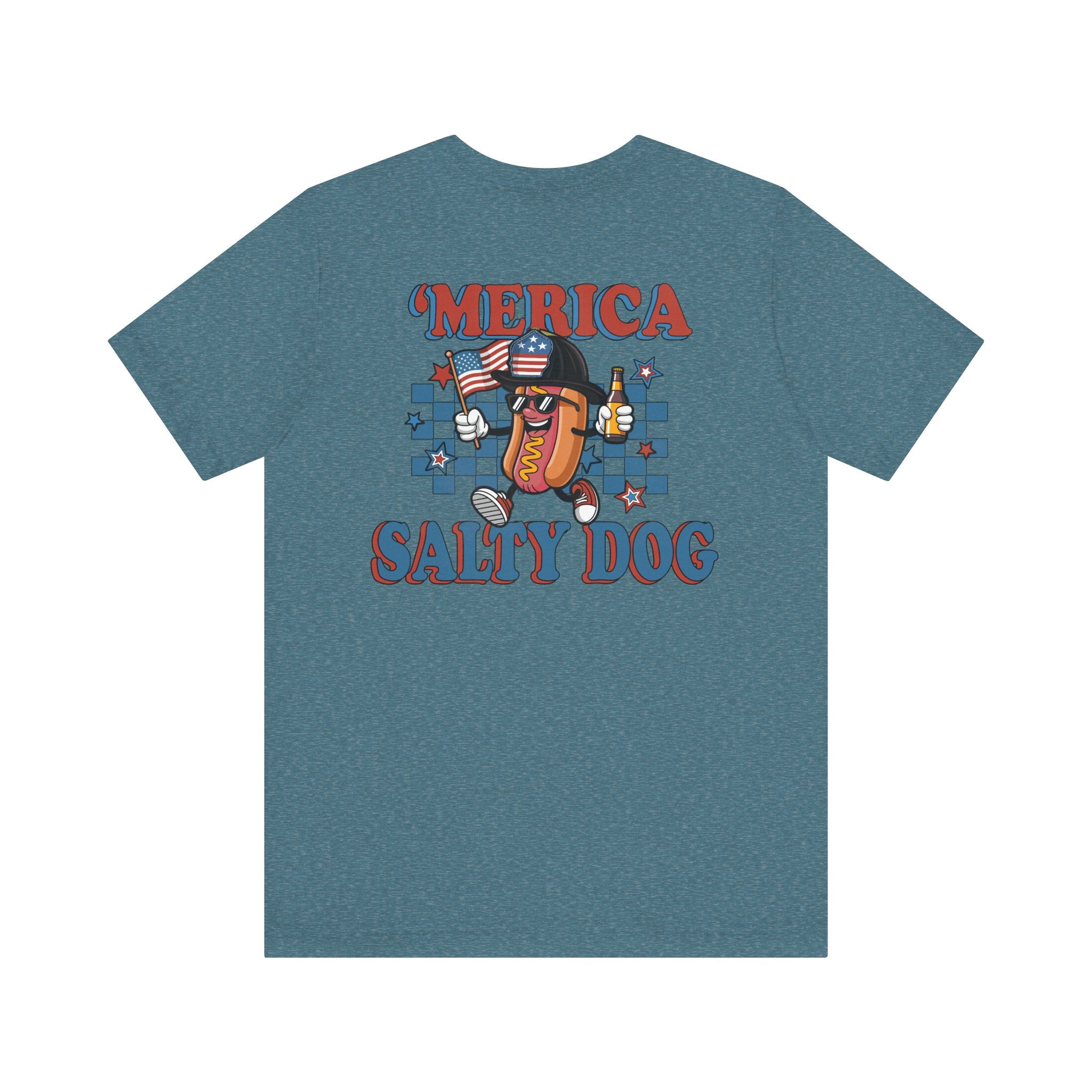 Salty Dog 'Merica Shirt - Bella-Canva Soft Jersey Short Sleeve Tee