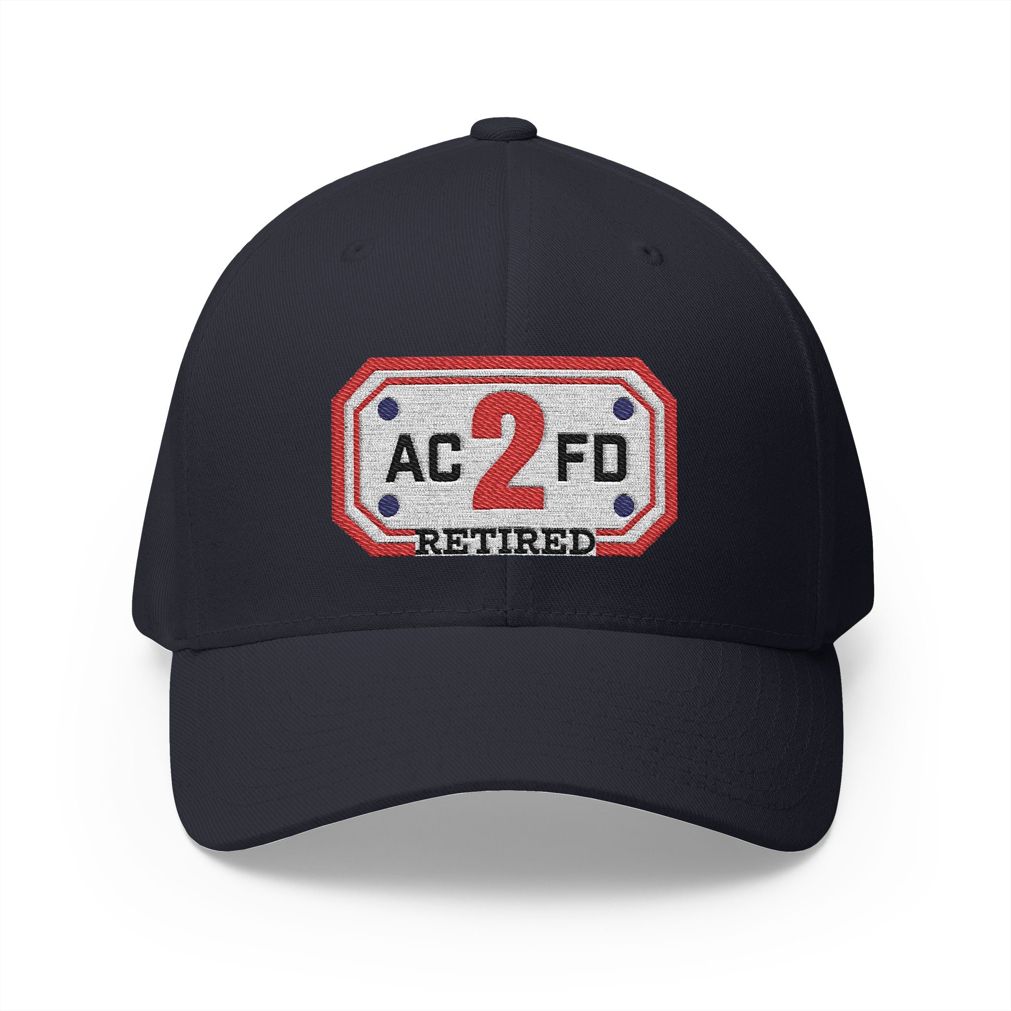 Retired Arlington Engine 2 - FLEXFIT Closed-Back Structured Cap (Embroidery)