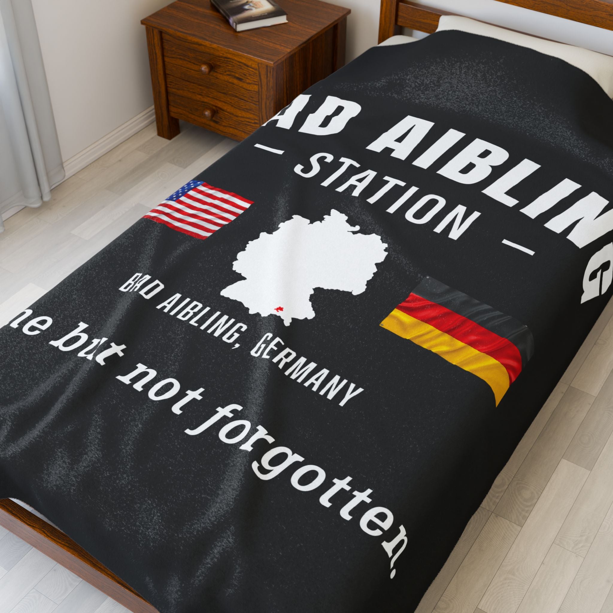 Bad Aibling Gone - Velveteen Plush Blanket