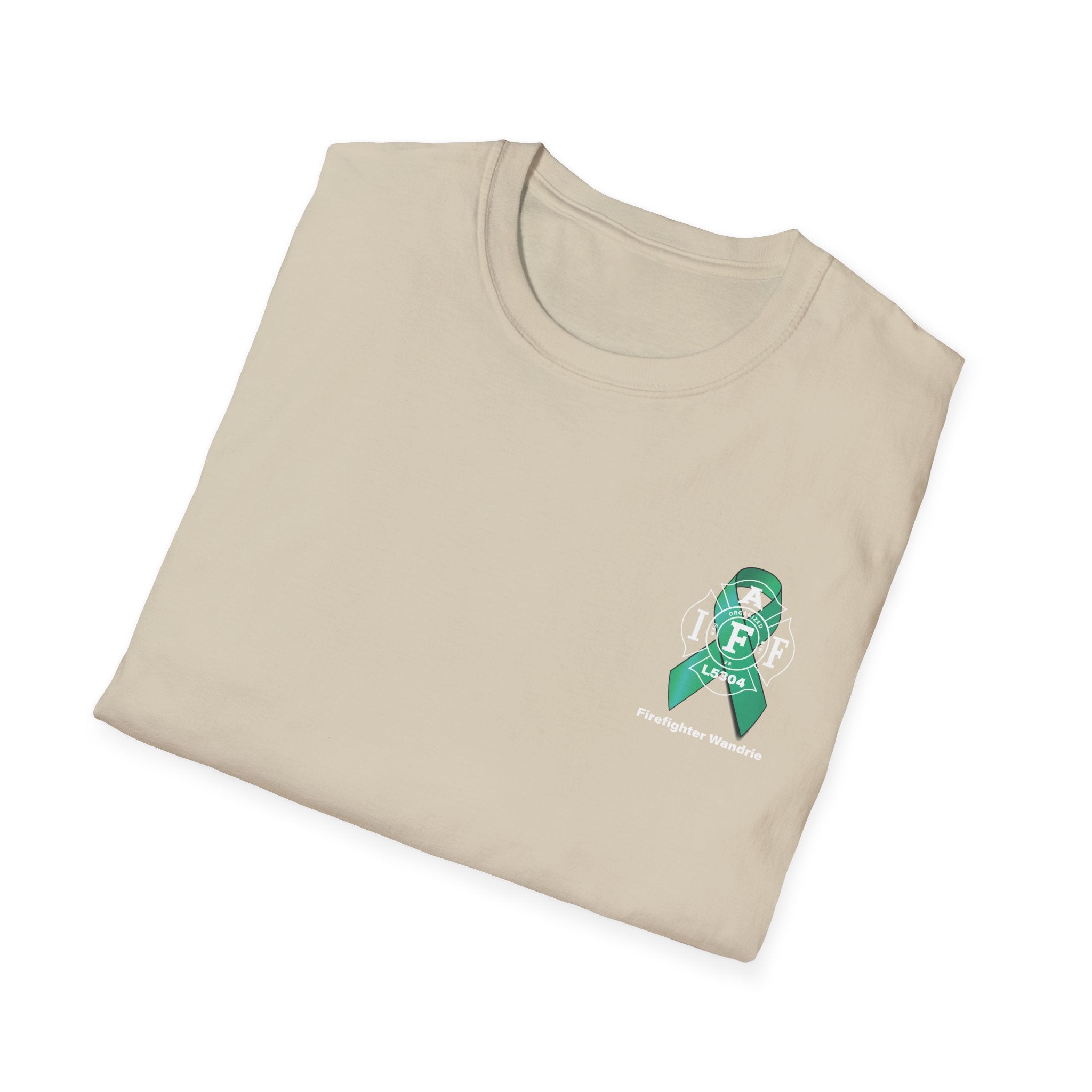 Clark County Firefighter Wandrie Support - Gildan Soft Cotton Softstyle T-Shirt