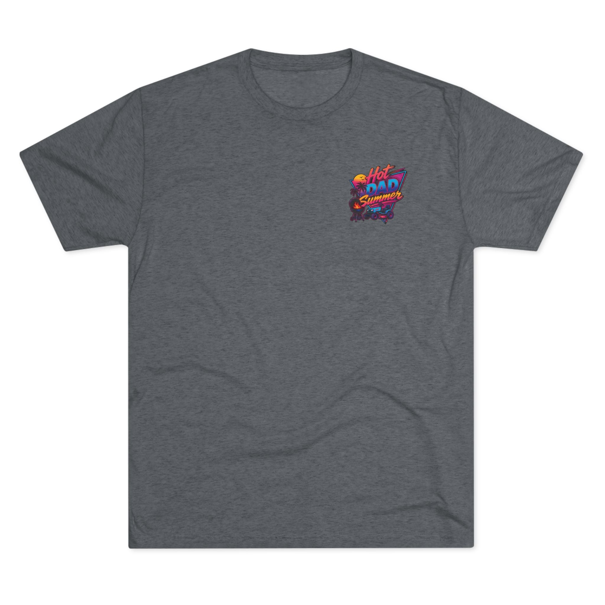Hot Dad Summer Rock Shirt - NextLevel Tri-Blend Crew Tee