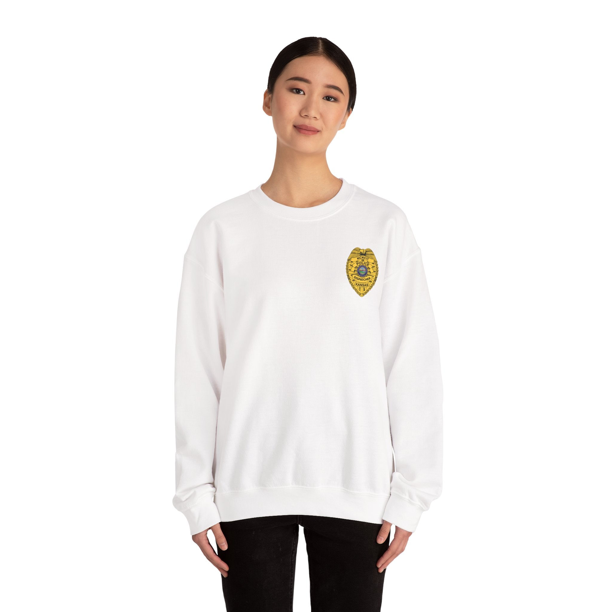 Kansas City College Police Dispatcher - Unisex Heavy Blend™ Crewneck Sweatshirt