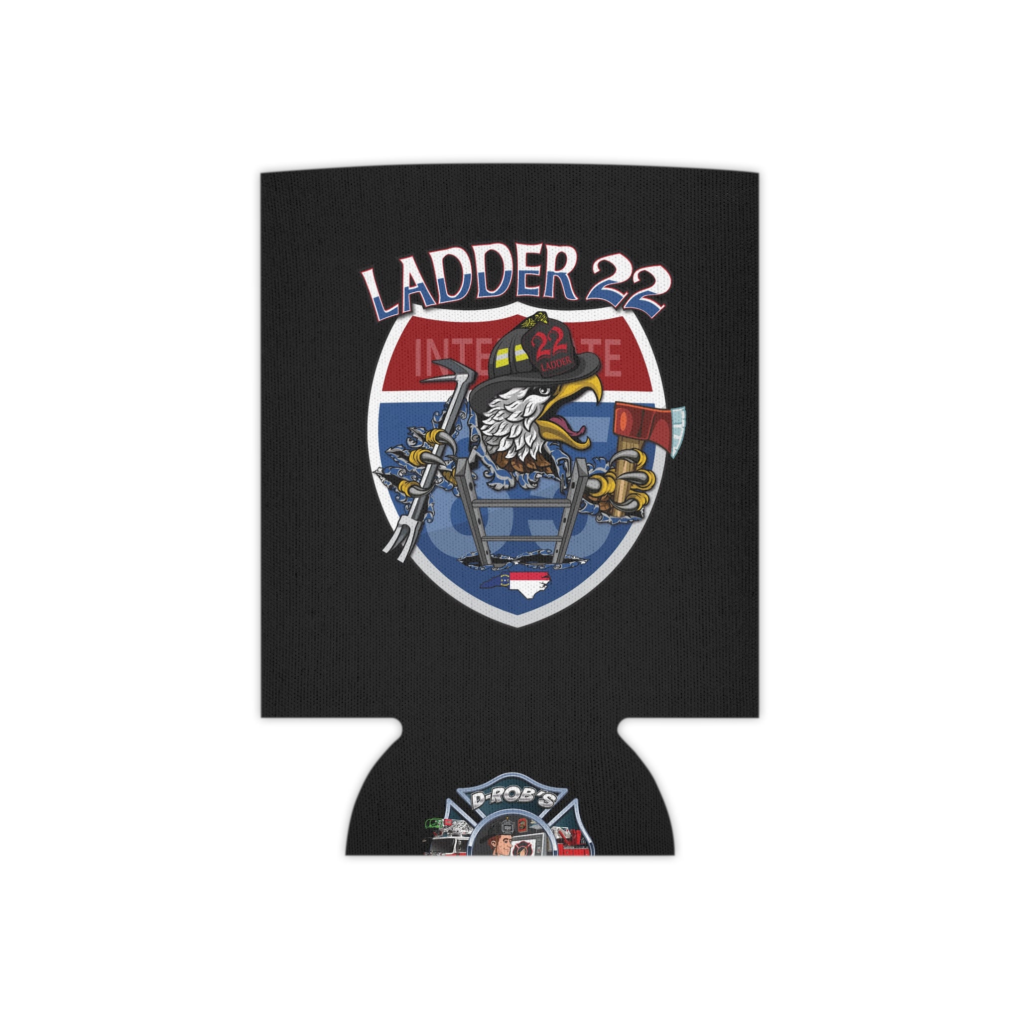 Thomasville NC Fire (version 1) - Black Can Cooler