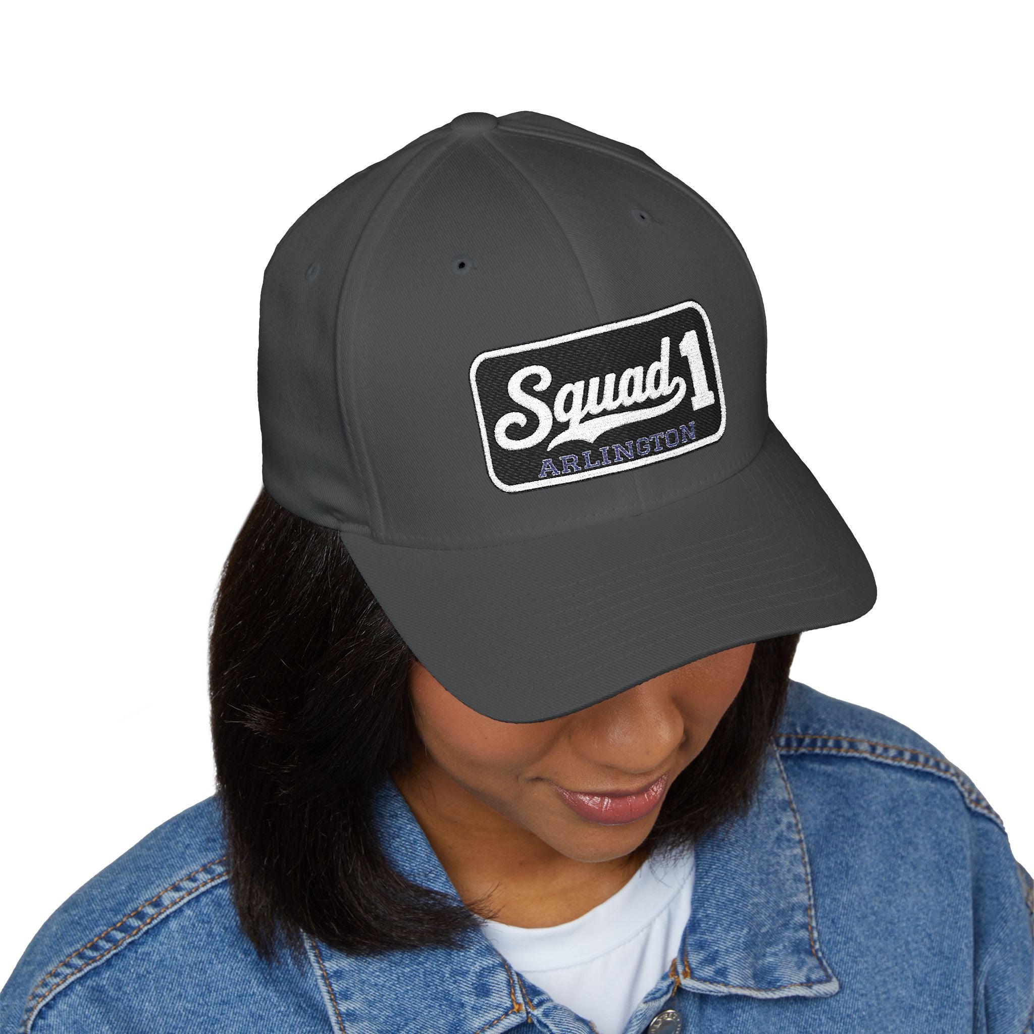Arlington Squad 1 - FLEXFIT Closed-Back Structured Cap (Embroidery)