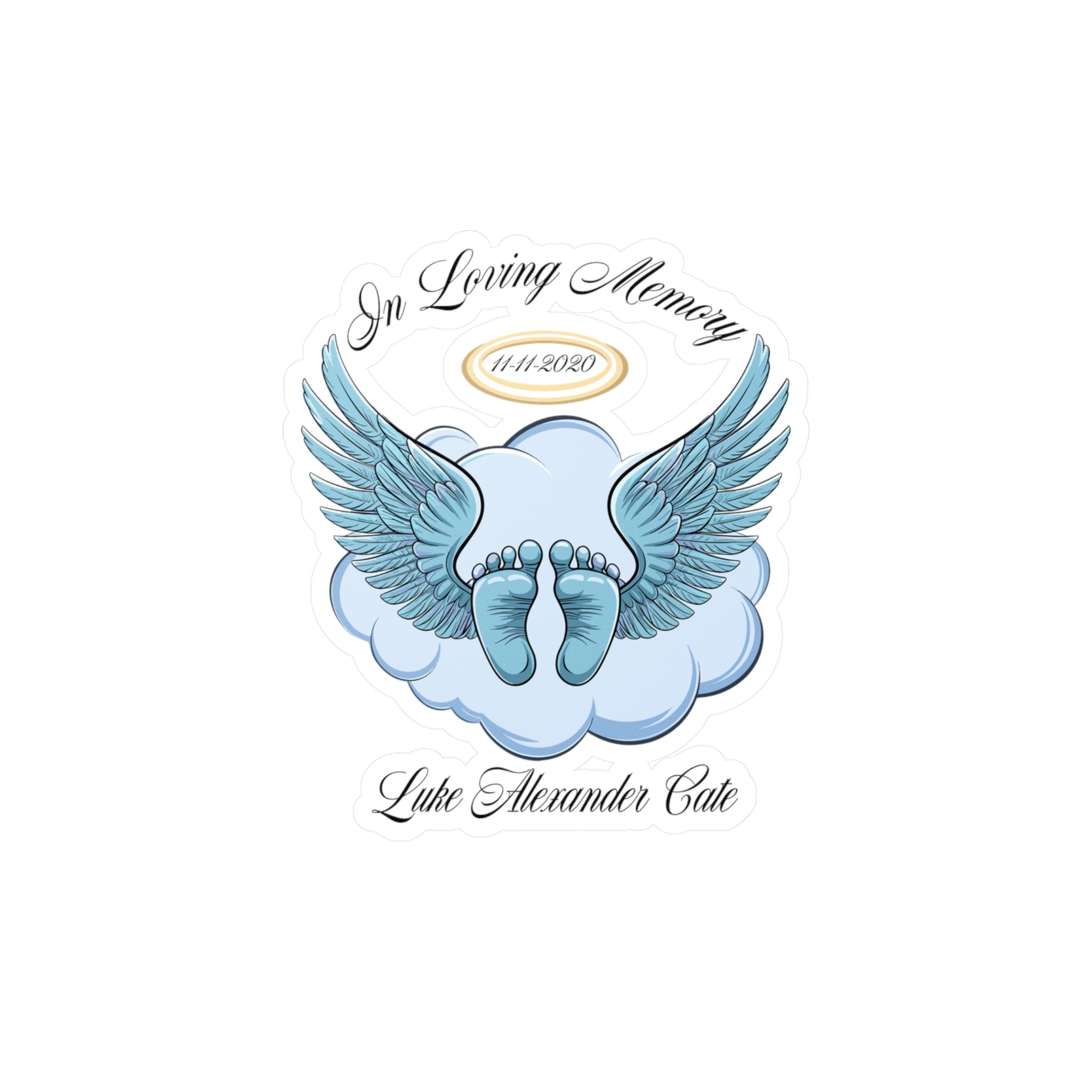 In Loving Memory - Kiss-Cut Vinyl Decals -