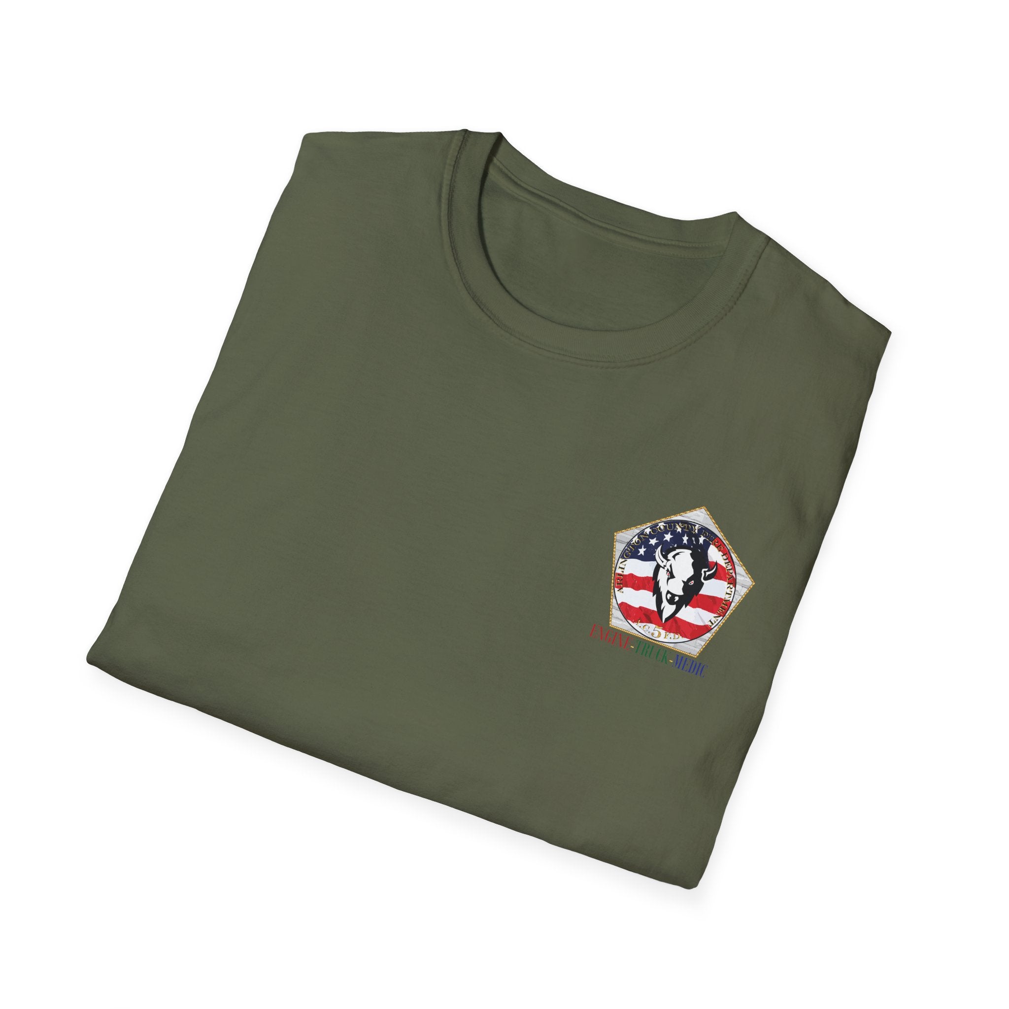 Station 5 Arlington (version 2) - Gildan Soft Cotton Softstyle T-Shirt