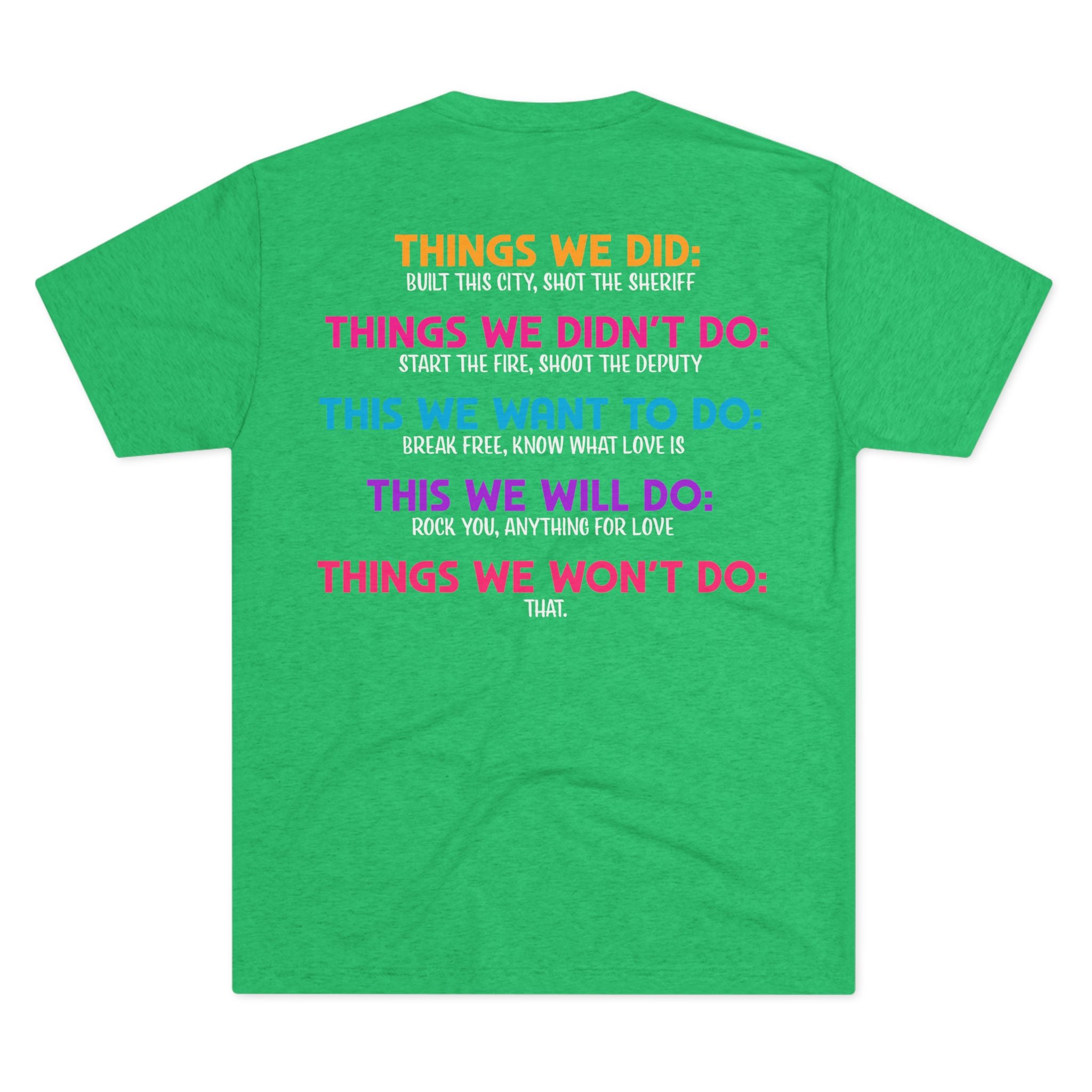 Hot Dad Summer Rock Shirt - NextLevel Tri-Blend Crew Tee