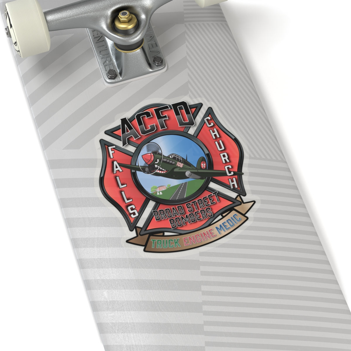 Station 6 Broad Street Bombers Kiss-Cut Stickers