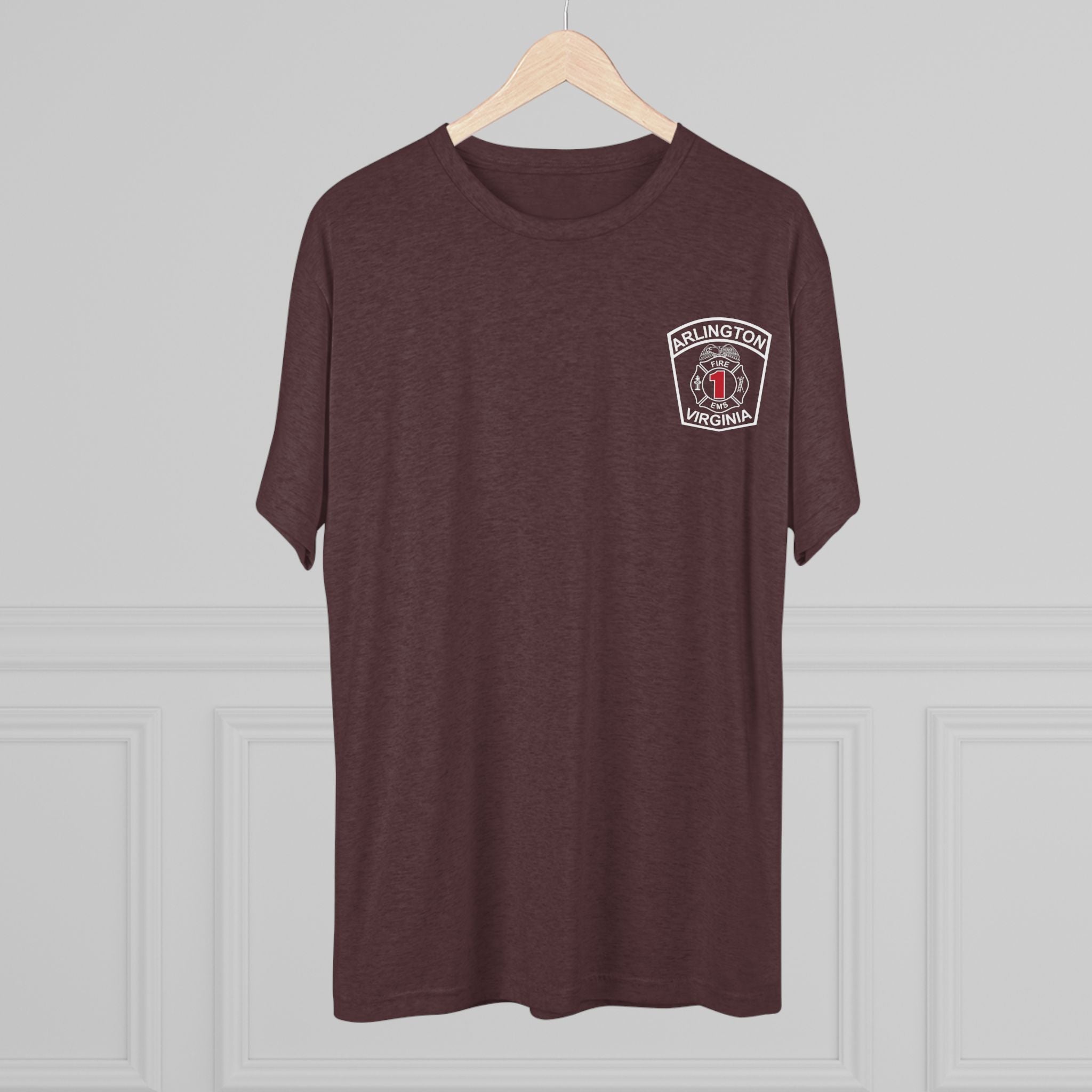 Arlington Engine 1 - NextLevel Tri-Blend Crew Tee