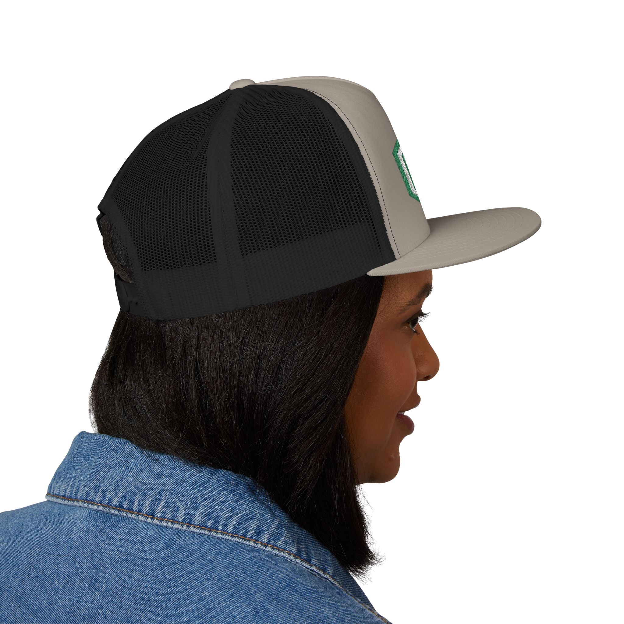 Arlington Tower 4 (requested different style hat) - 5 Panel Trucker Cap (Embroidery)