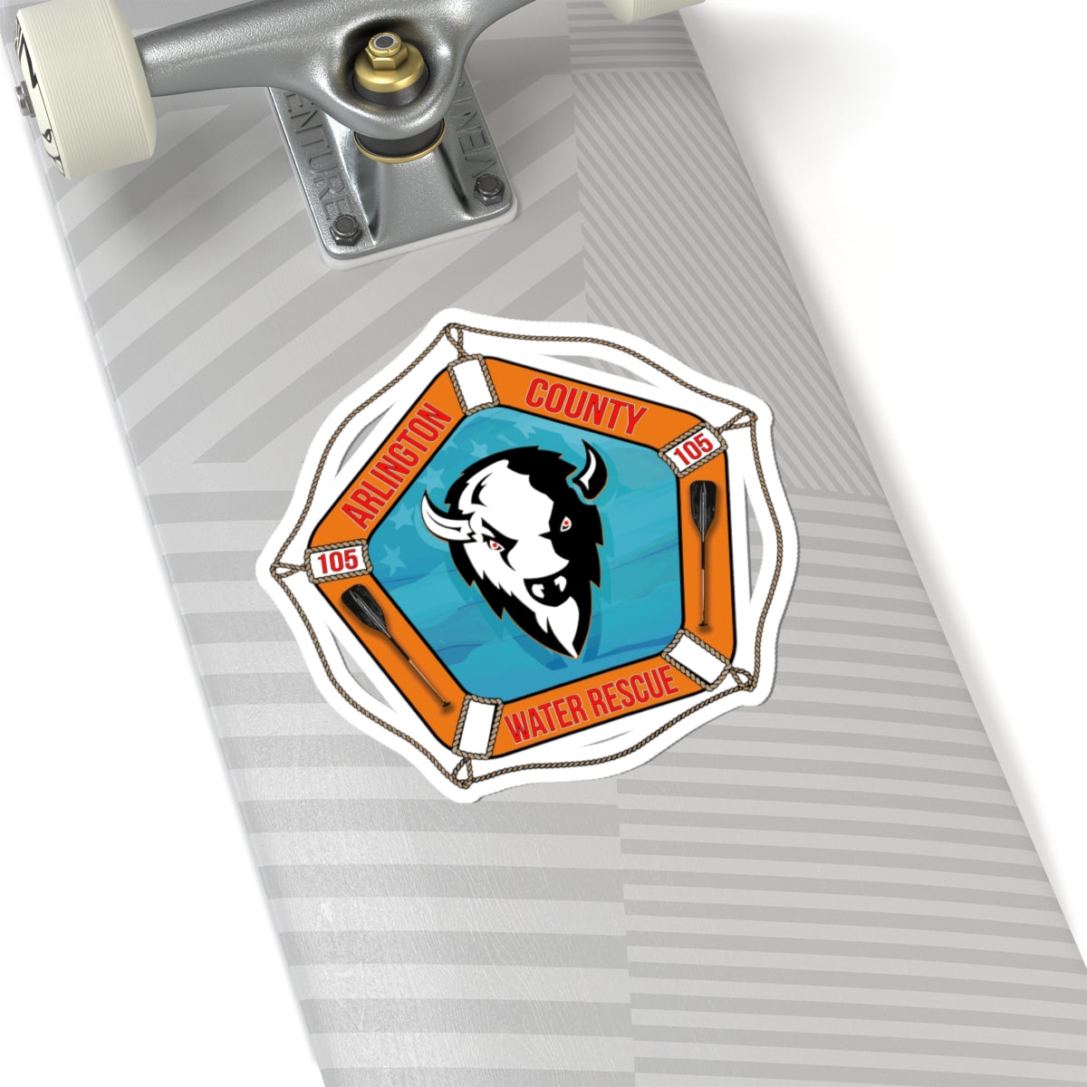 Station 5 Water Rescue Kiss-Cut Stickers