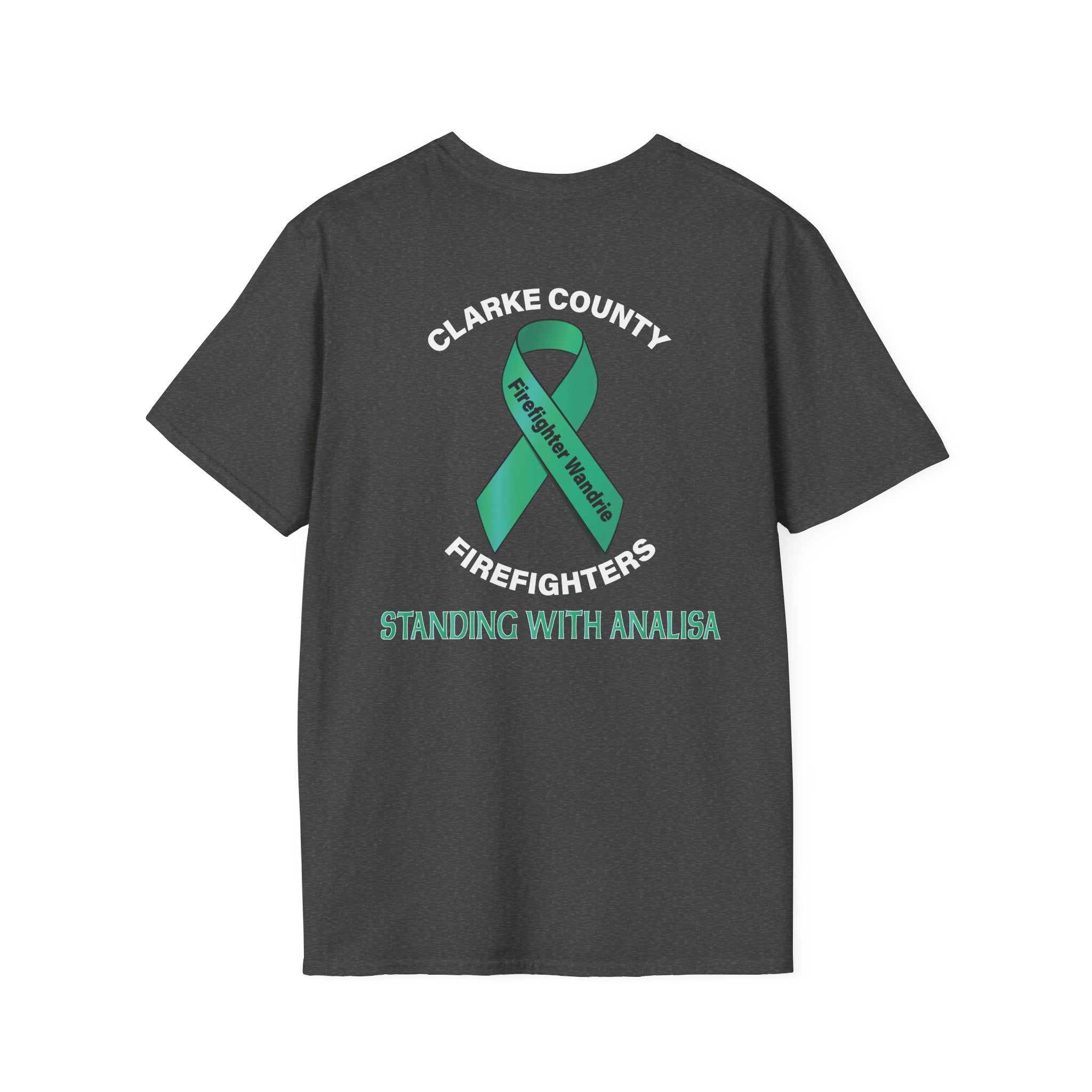 Clark County Firefighter Wandrie Support - Gildan Soft Cotton Softstyle T-Shirt