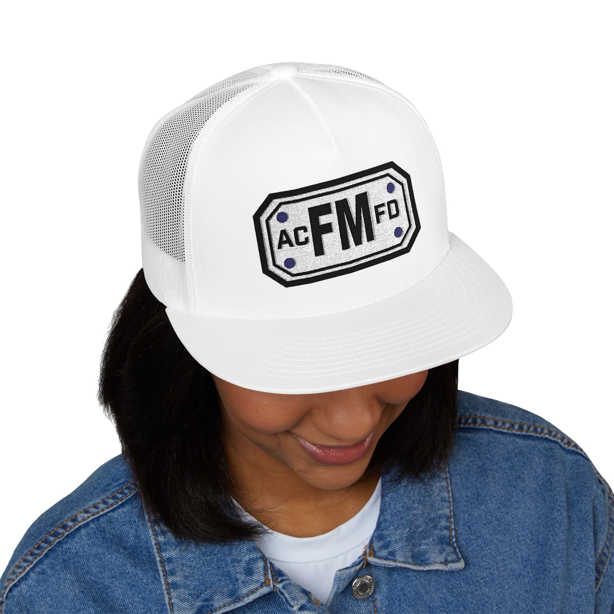 Arlington Fire Marshal - 5 Panel Trucker Cap (Embroidery)