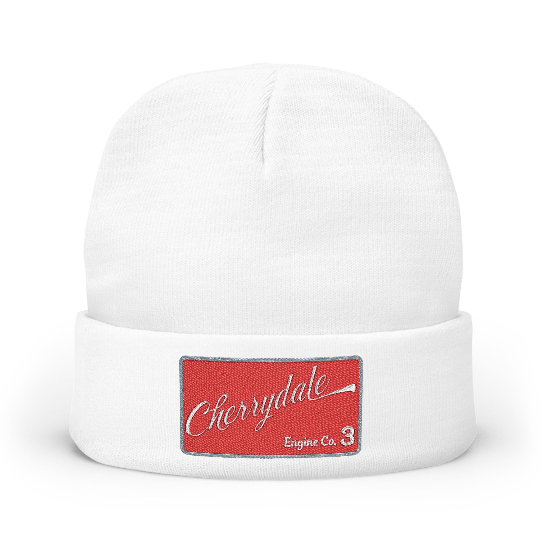 Arlington Cherrydale Engine 3- Knit Beanie (Embroidery)