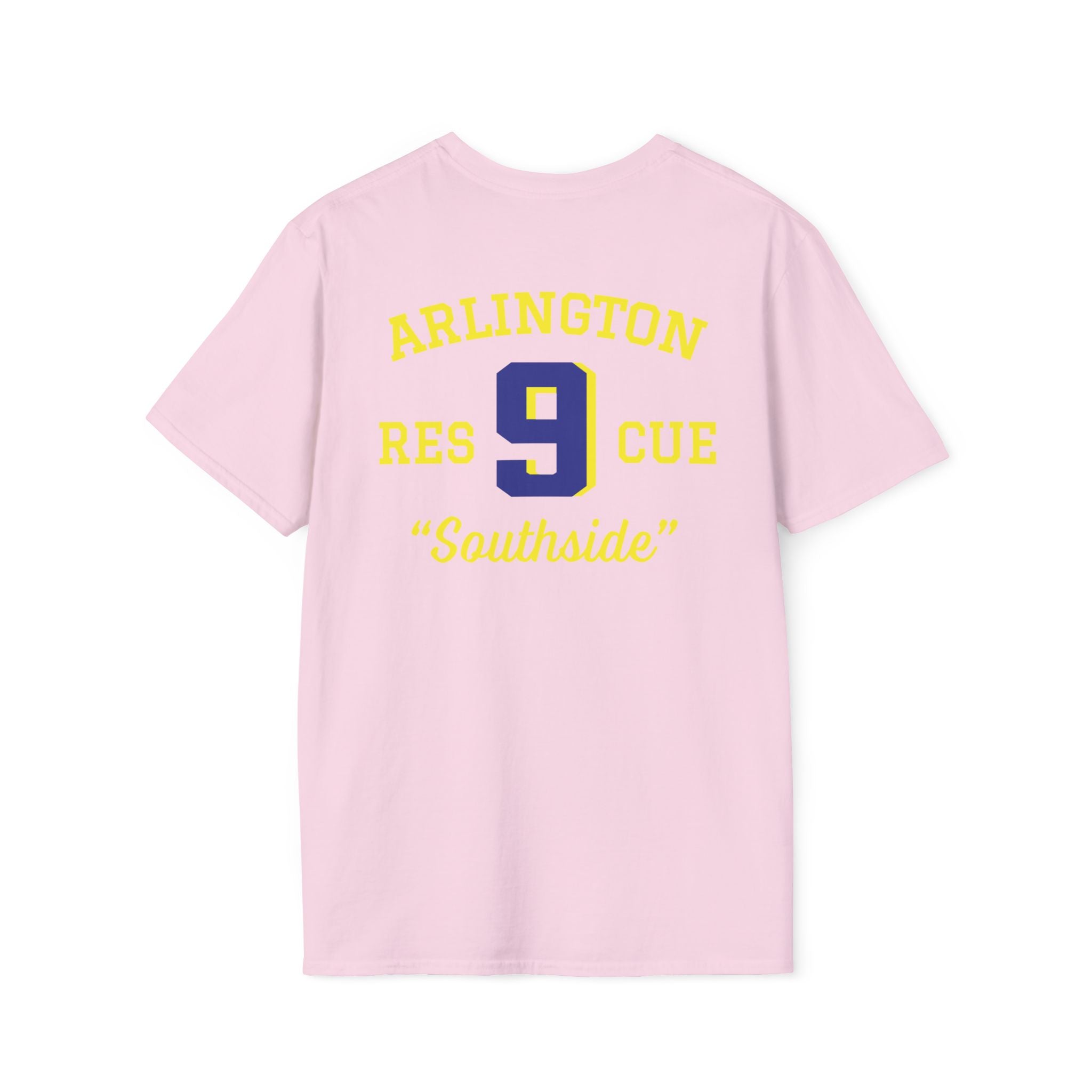 Station 9 Taz Front / Officer Engine 9 back - Gildan Soft Cotton Softstyle T-Shirt