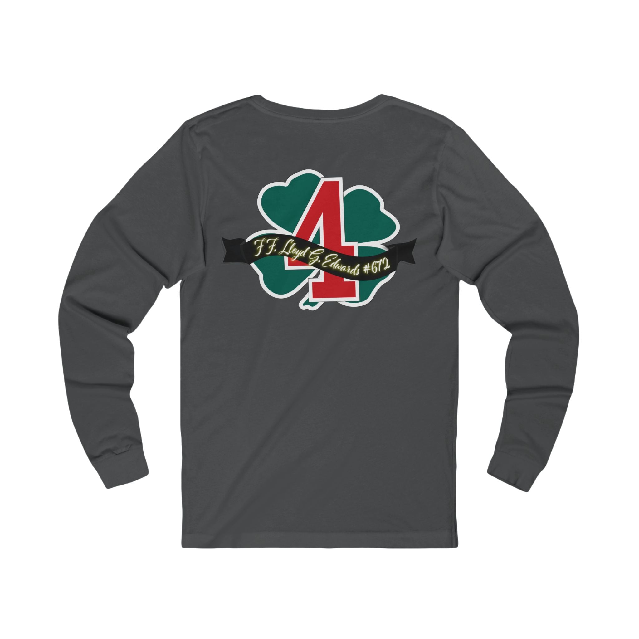 Clover Lloyd Edwards Memorial Shirt - Unisex Jersey Long Sleeve Tee