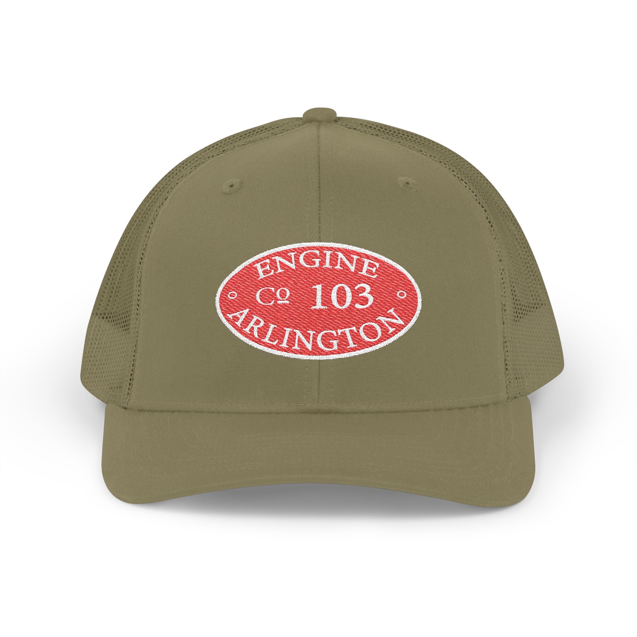 Arlington Engine 3 Circle Patch - (Richardson 112 Style Hat) Snapback Trucker