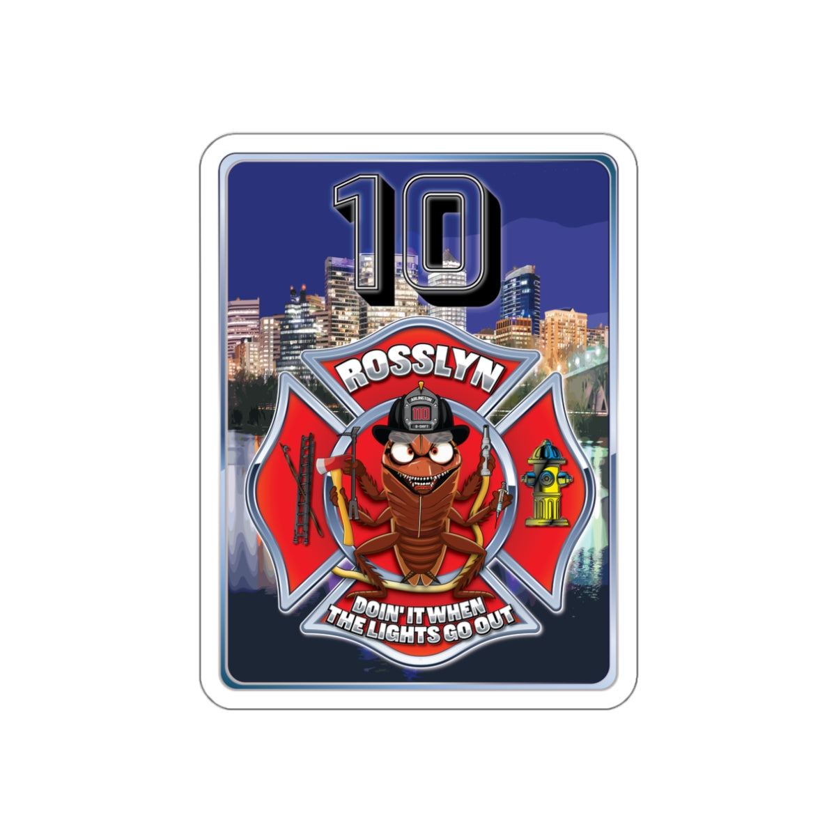 Die-Cut Stickers - Arlington Station 10 B-Shift