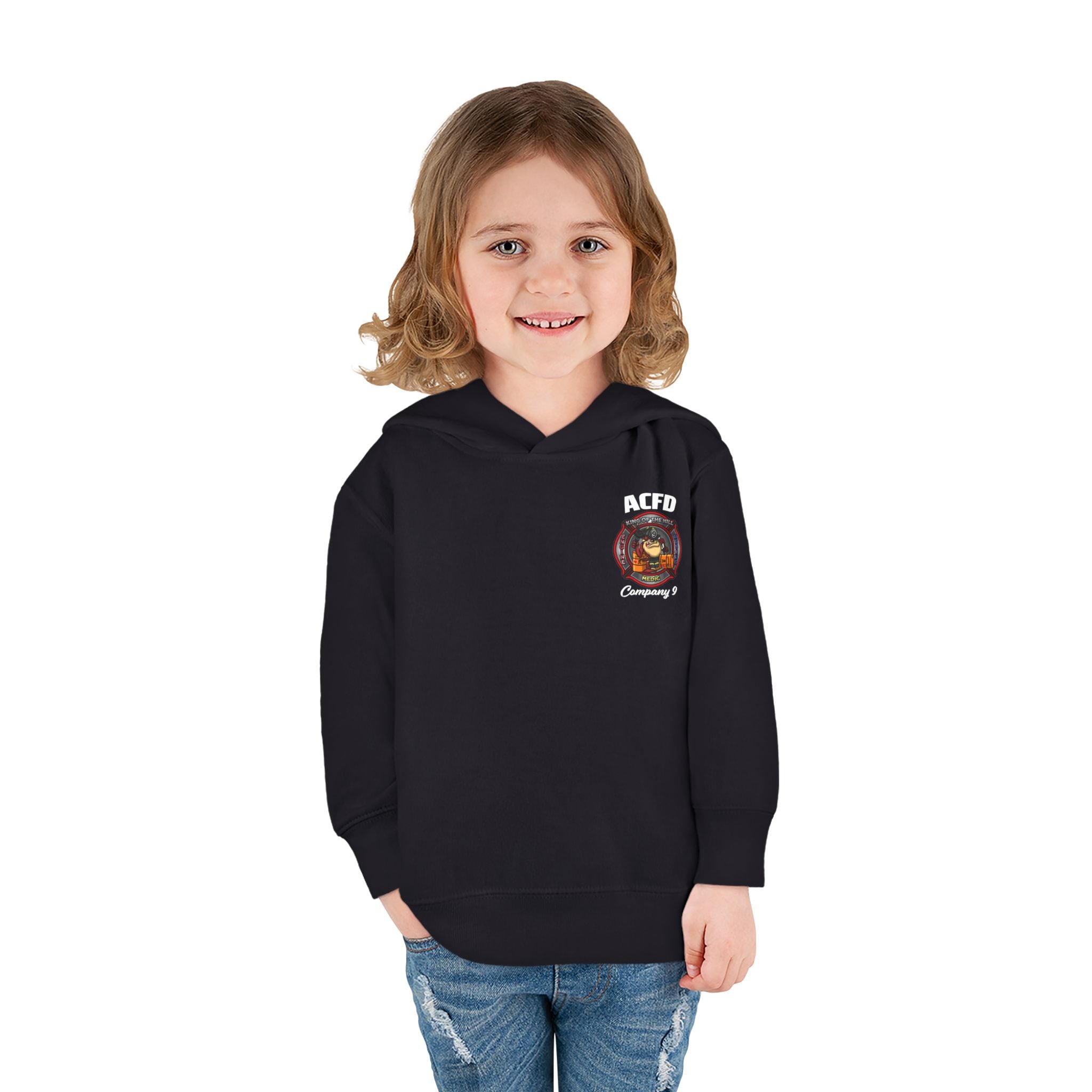 Station 9 Engine - Toddler Pullover Fleece Hoodie