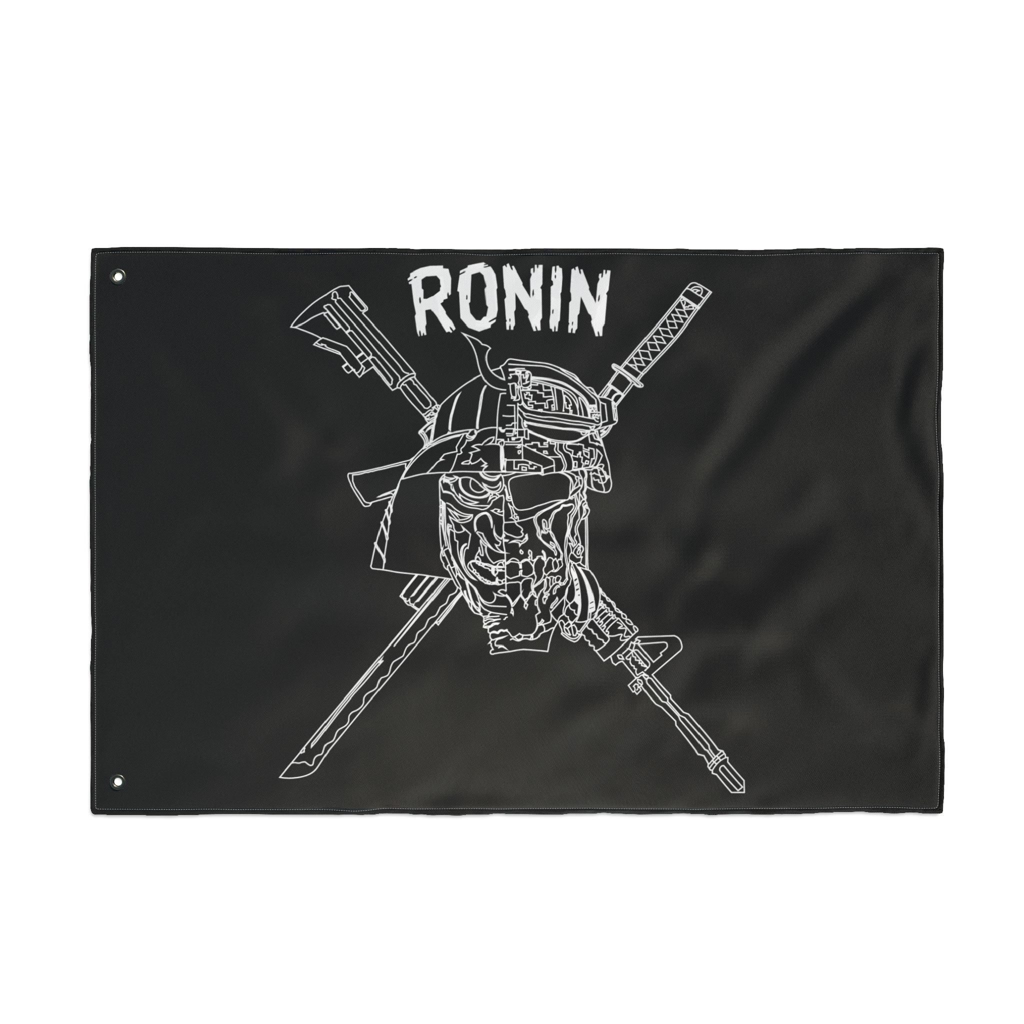 Charlie 2 Ronin- Black Double Sided Flag