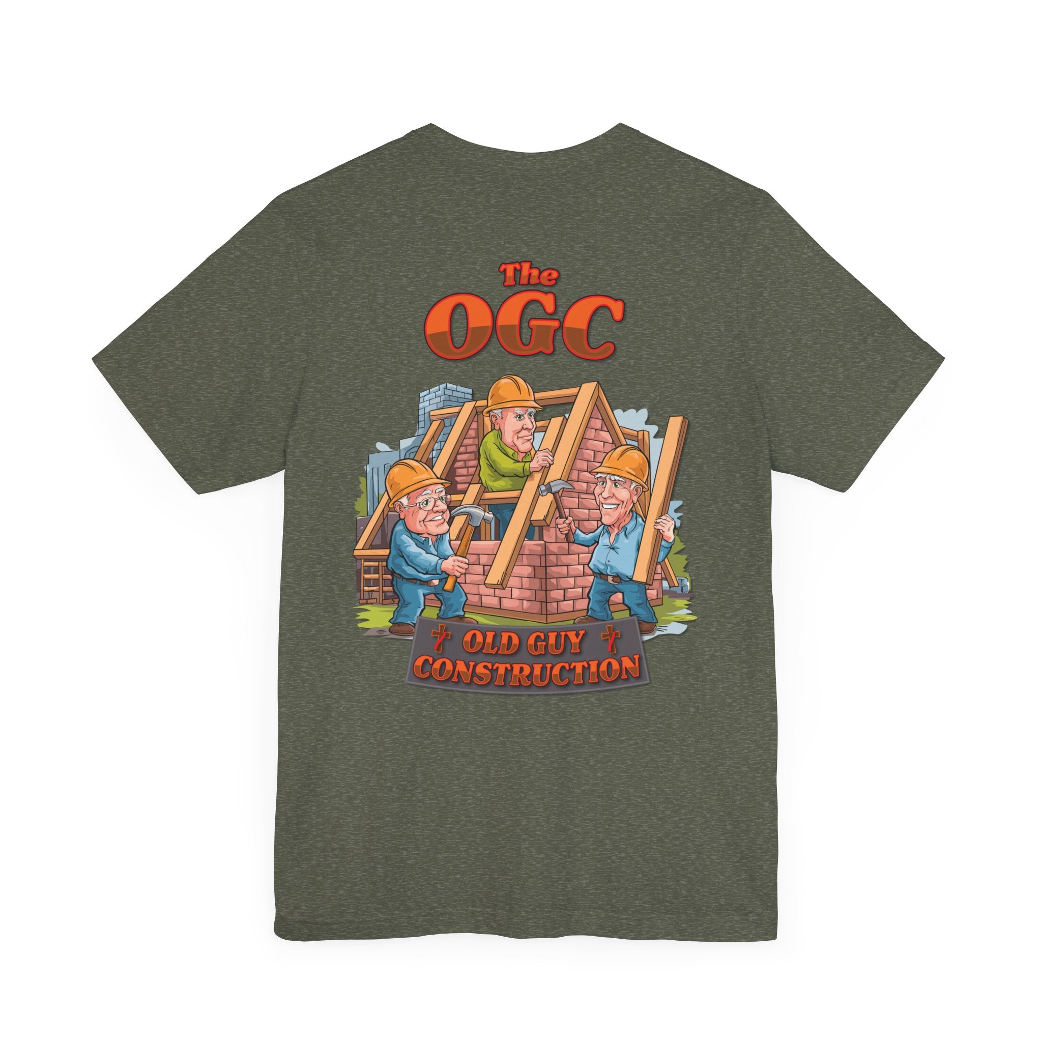 Old Guy Construction - Bella+Canvas Soft Unisex Tee