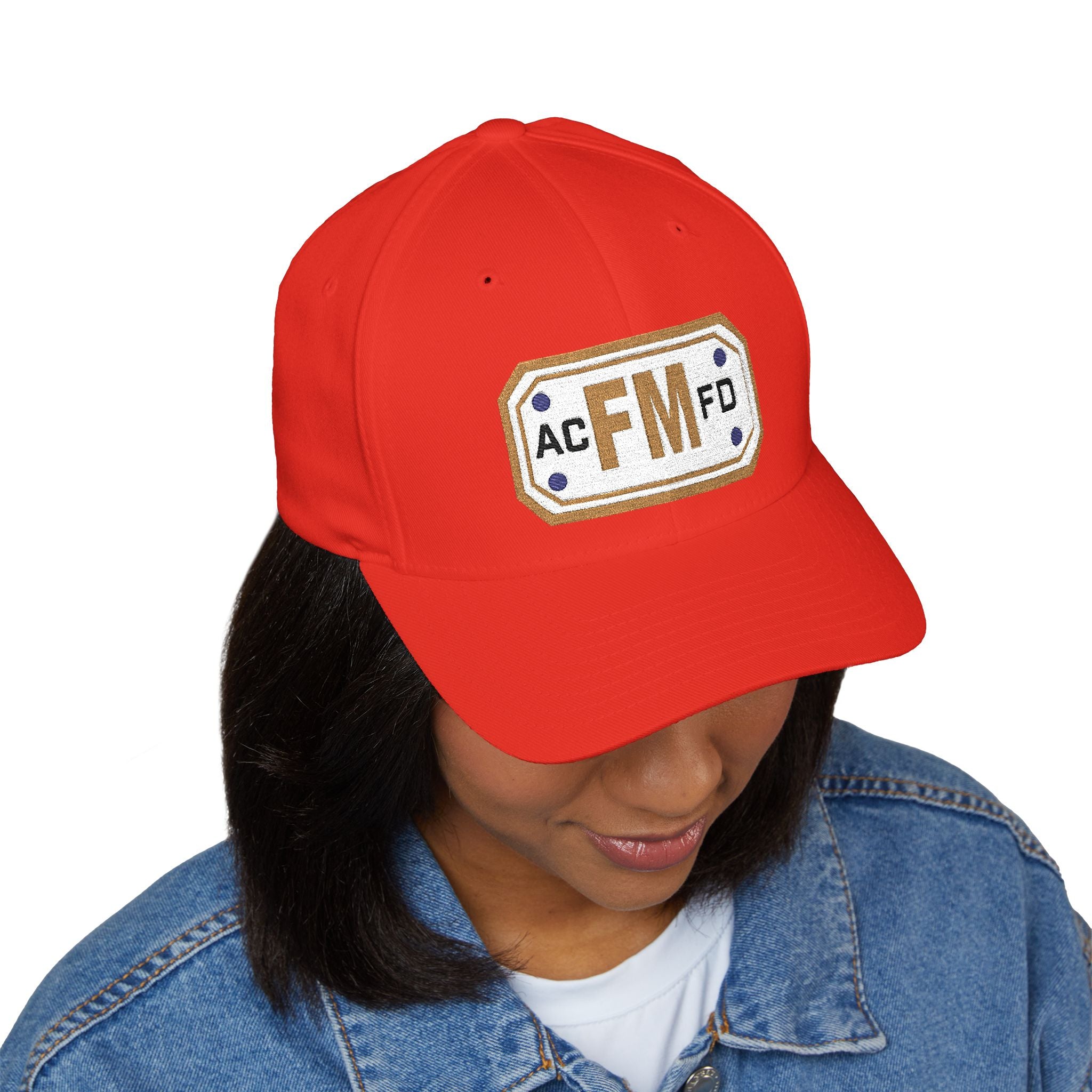 Arlington Fire Marshal Gold - FLEXFIT Closed-Back Structured Cap (Embroidery)