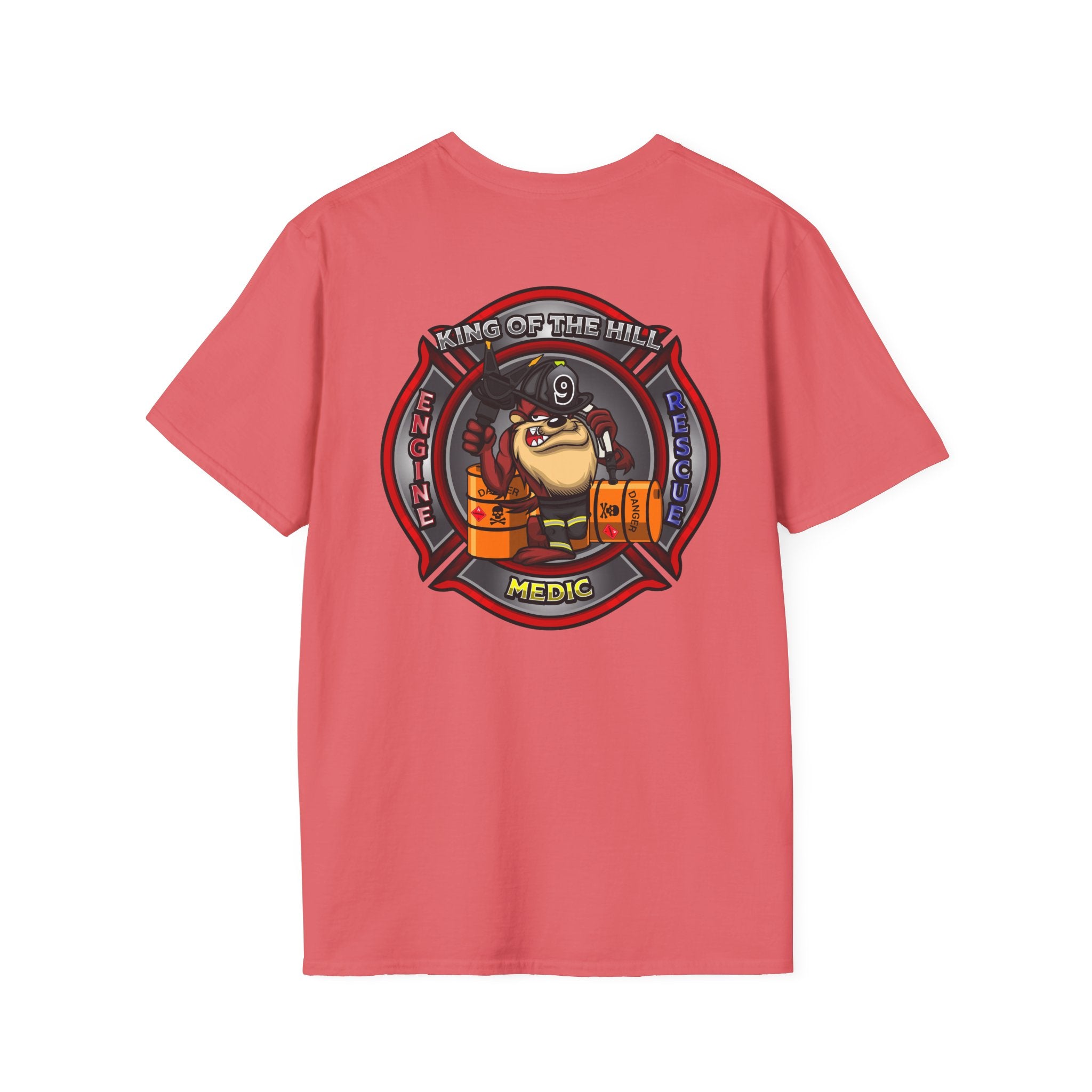 Station 9 Taz Front / Taz back - Gildan Soft Cotton Softstyle T-Shirt