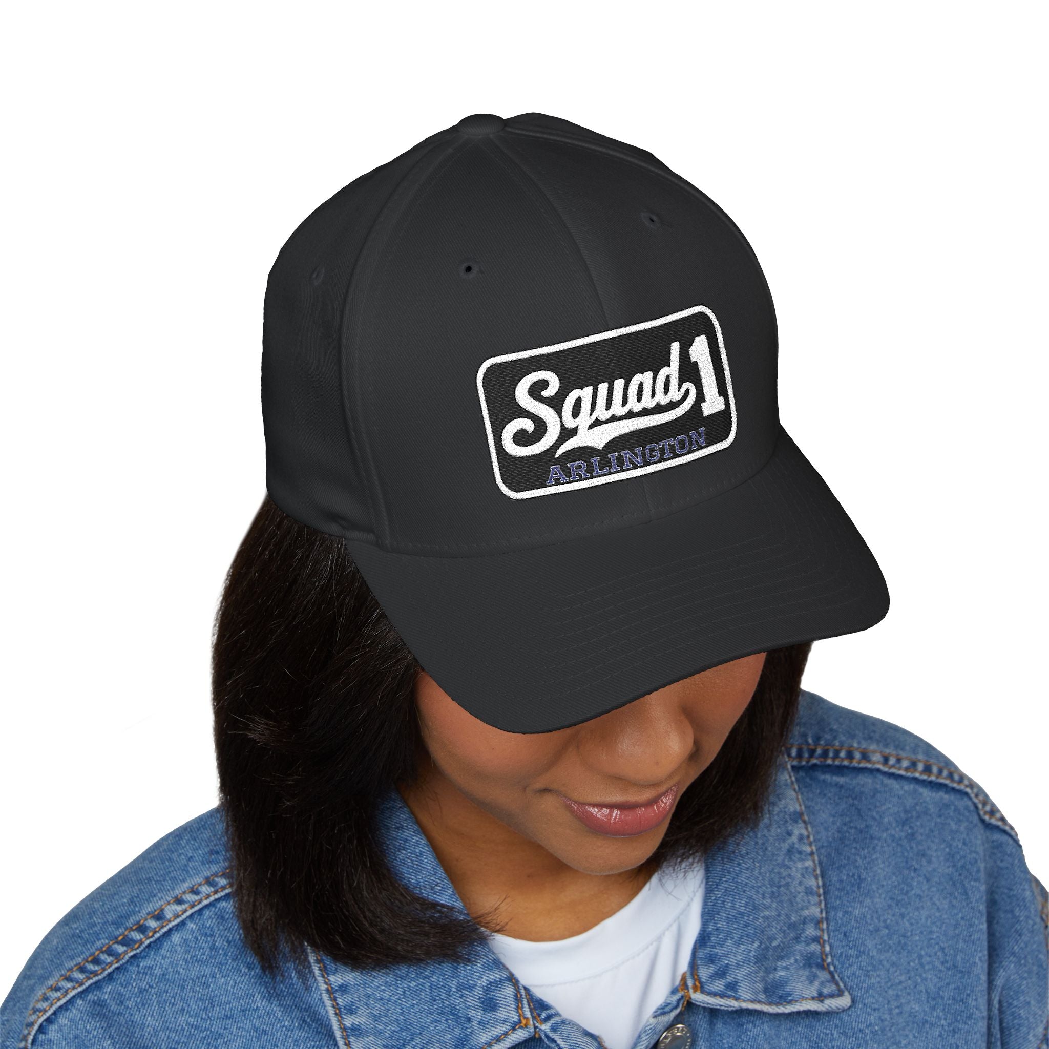 Arlington Squad 1 - FLEXFIT Closed-Back Structured Cap (Embroidery)
