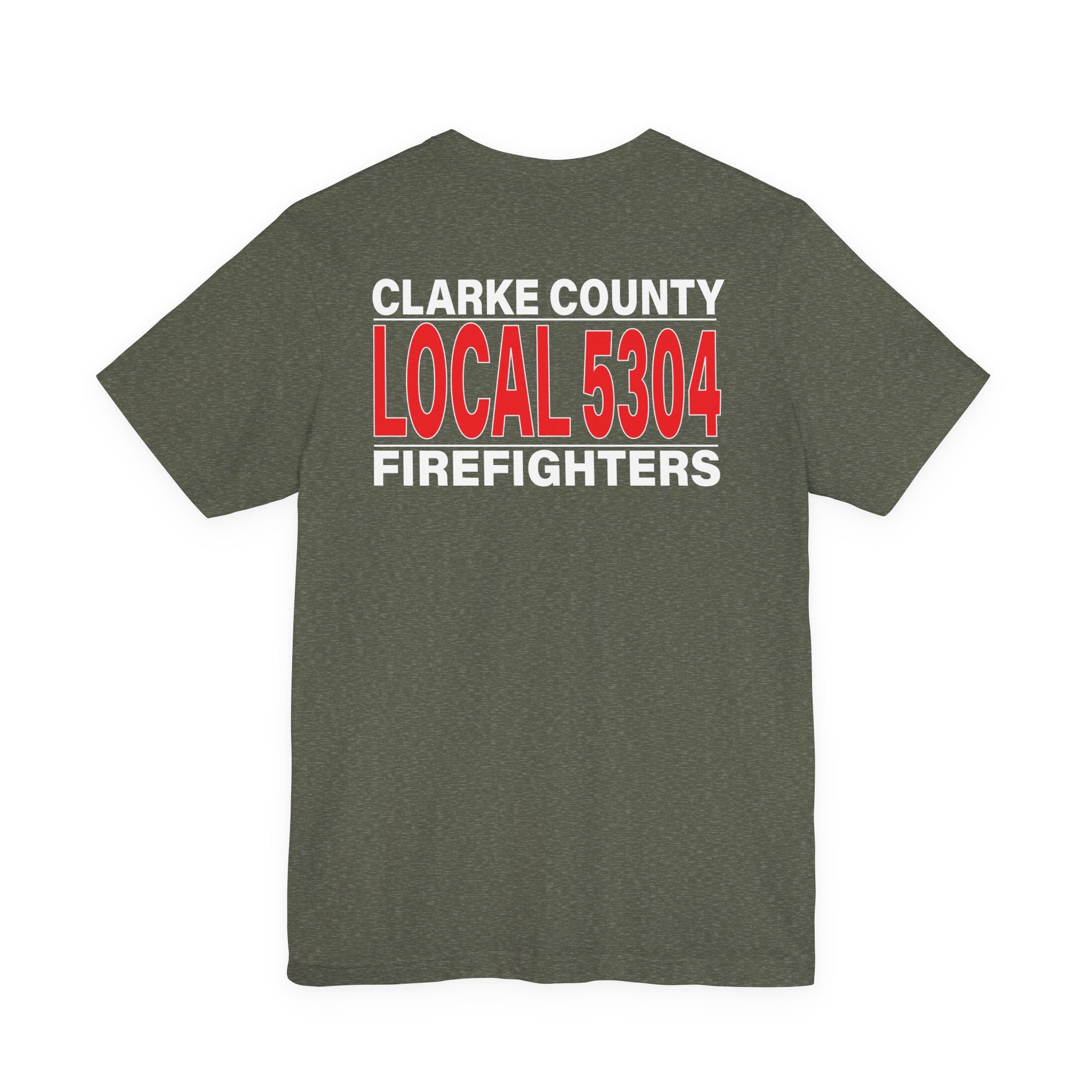Clarke County Local 5304 version 2 (Portion of Proceeds go to Local 5304) - Bella+Canvas Soft Jersey Cotton Unisex Tee