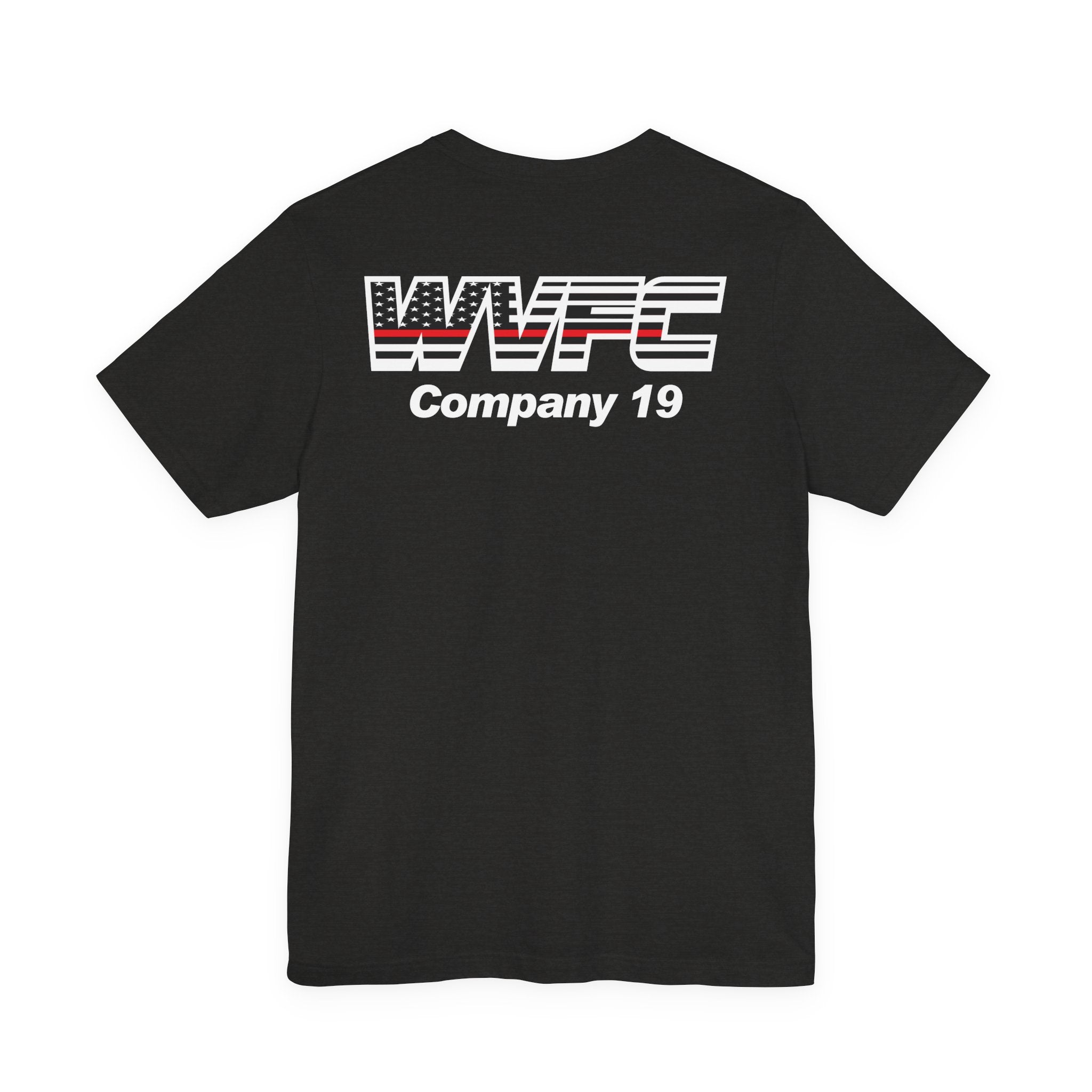 WVFC Goat Version 3 Red Line Flag - Unisex Jersey Short Sleeve Tee