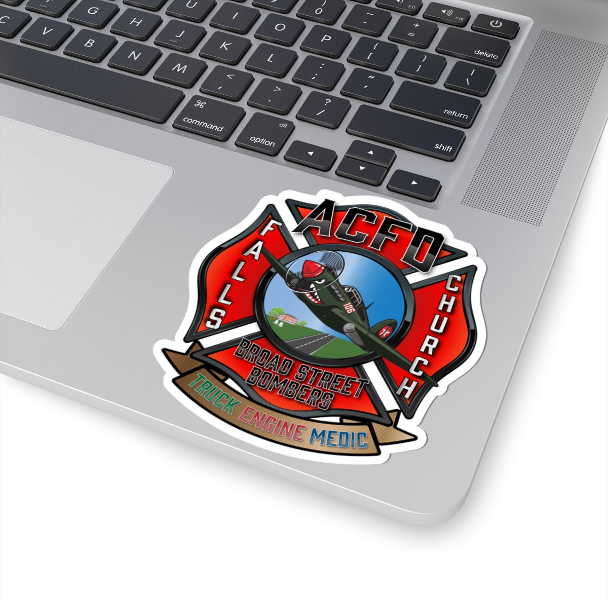 Station 6 Broad Street Bombers Kiss-Cut Stickers