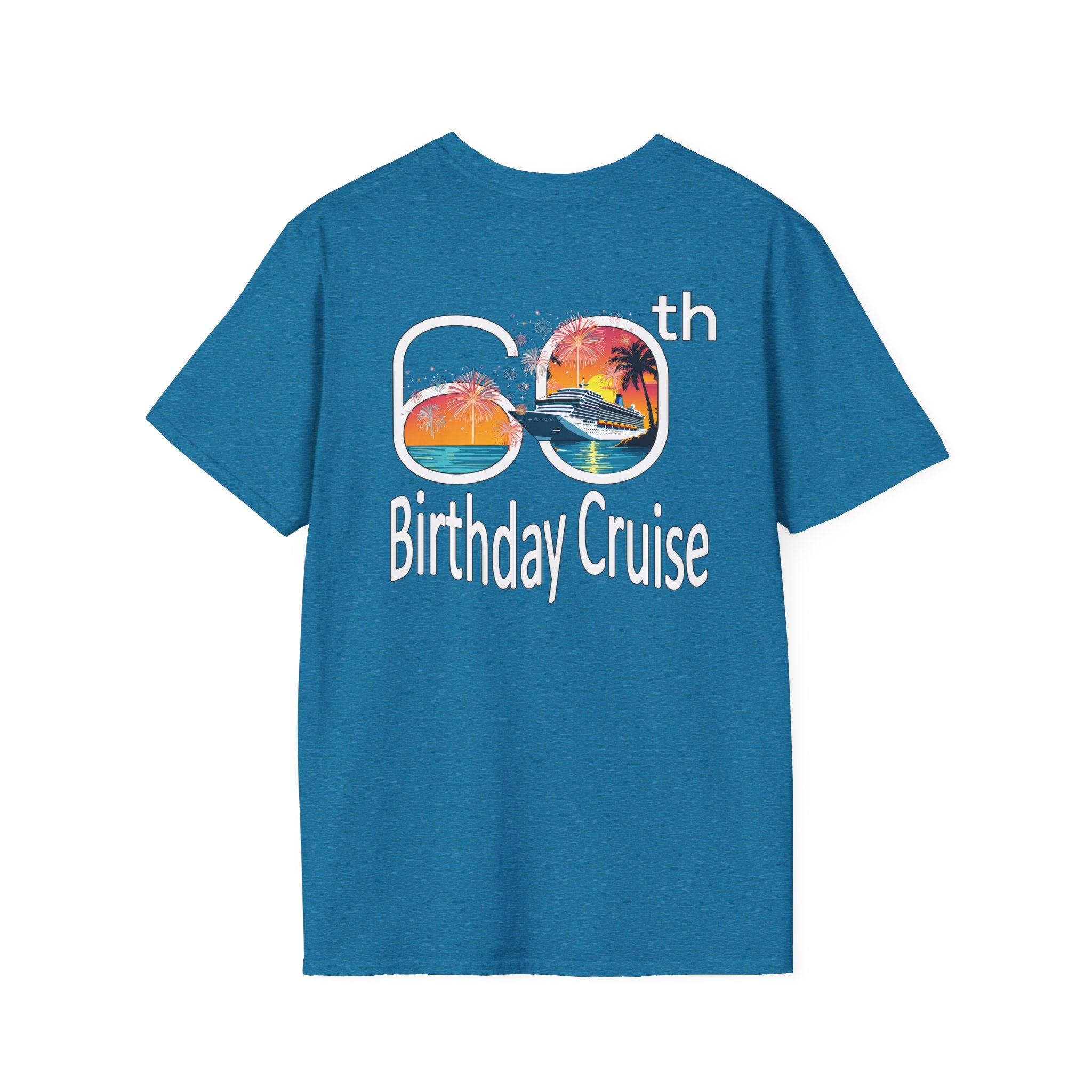 Renee Family Cruise Colorful - Unisex Softstyle Cotton T-Shirt