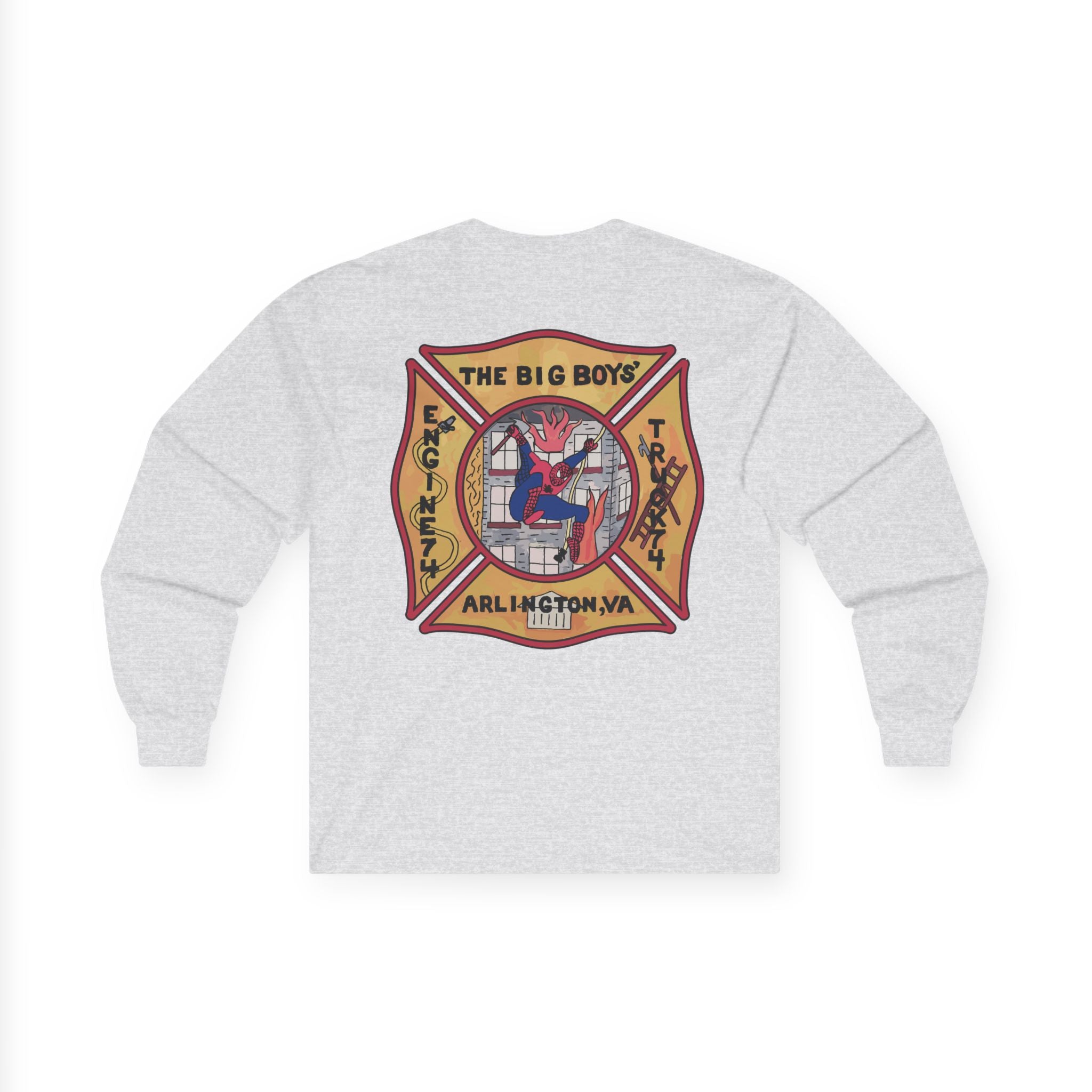 ACFD Truck 74 Old School Spider Shirt  - Unisex Ultra Cotton Long Sleeve Tee