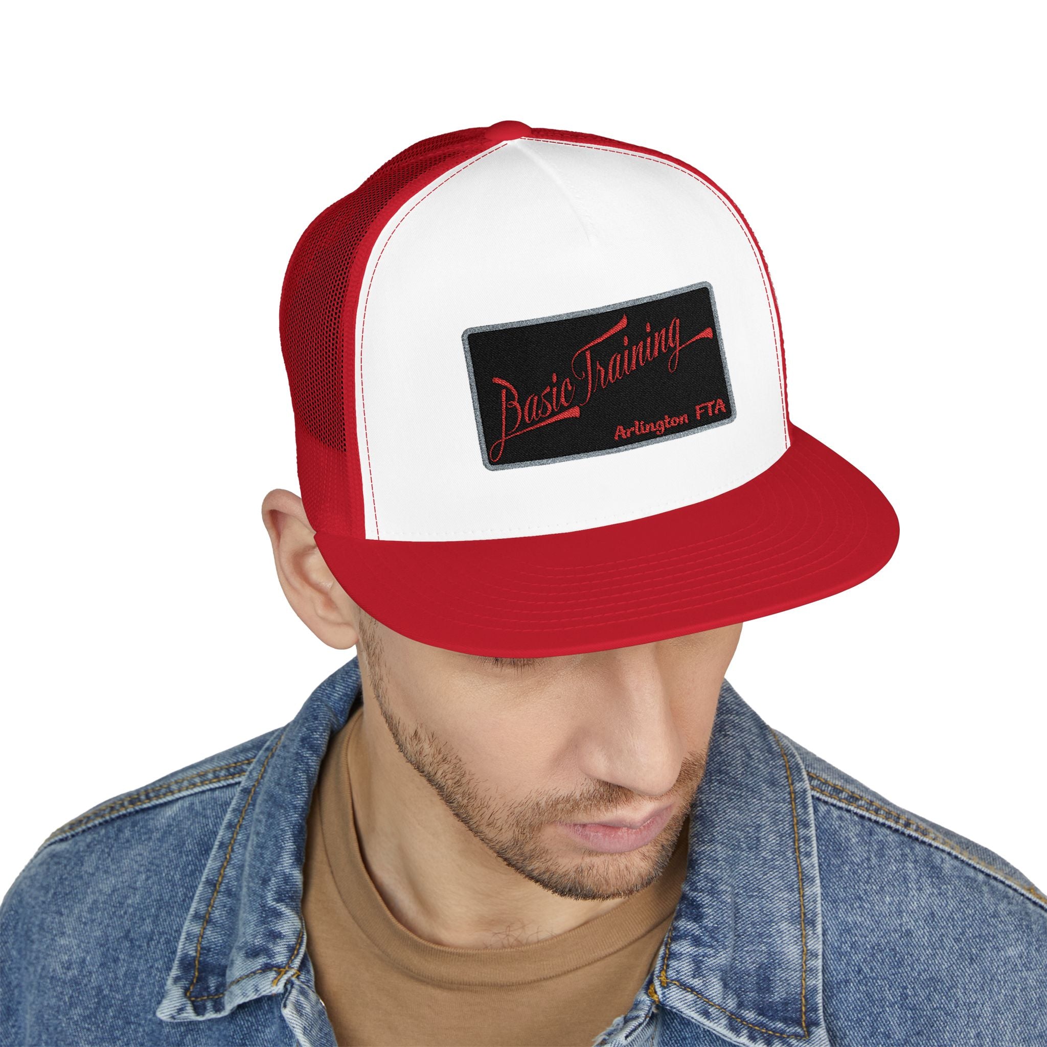 Arlington FTA Basic Training (Fire Training Academy) - 5 Panel Trucker Cap (Embroidery)